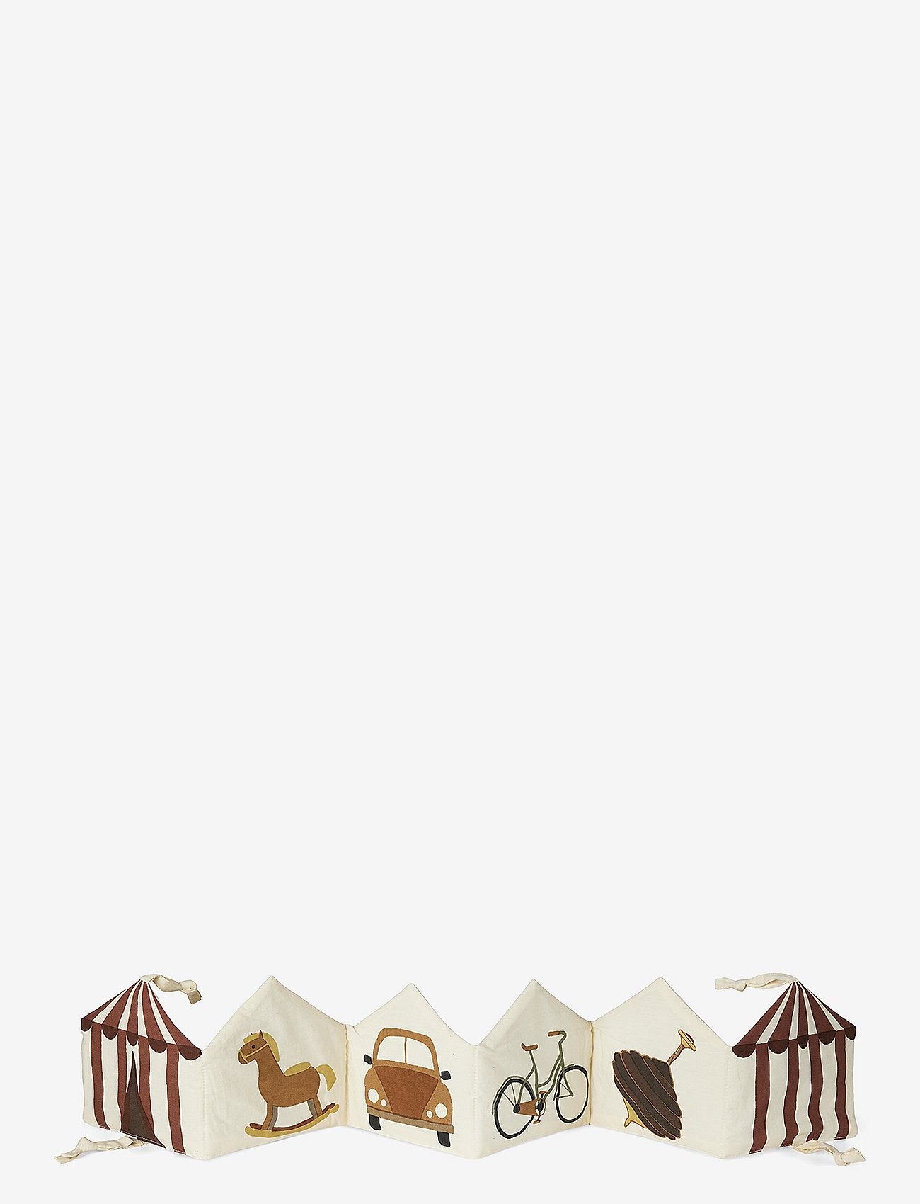 Nuuroo - Kit fabric book - babybøger - creme - circus - 0