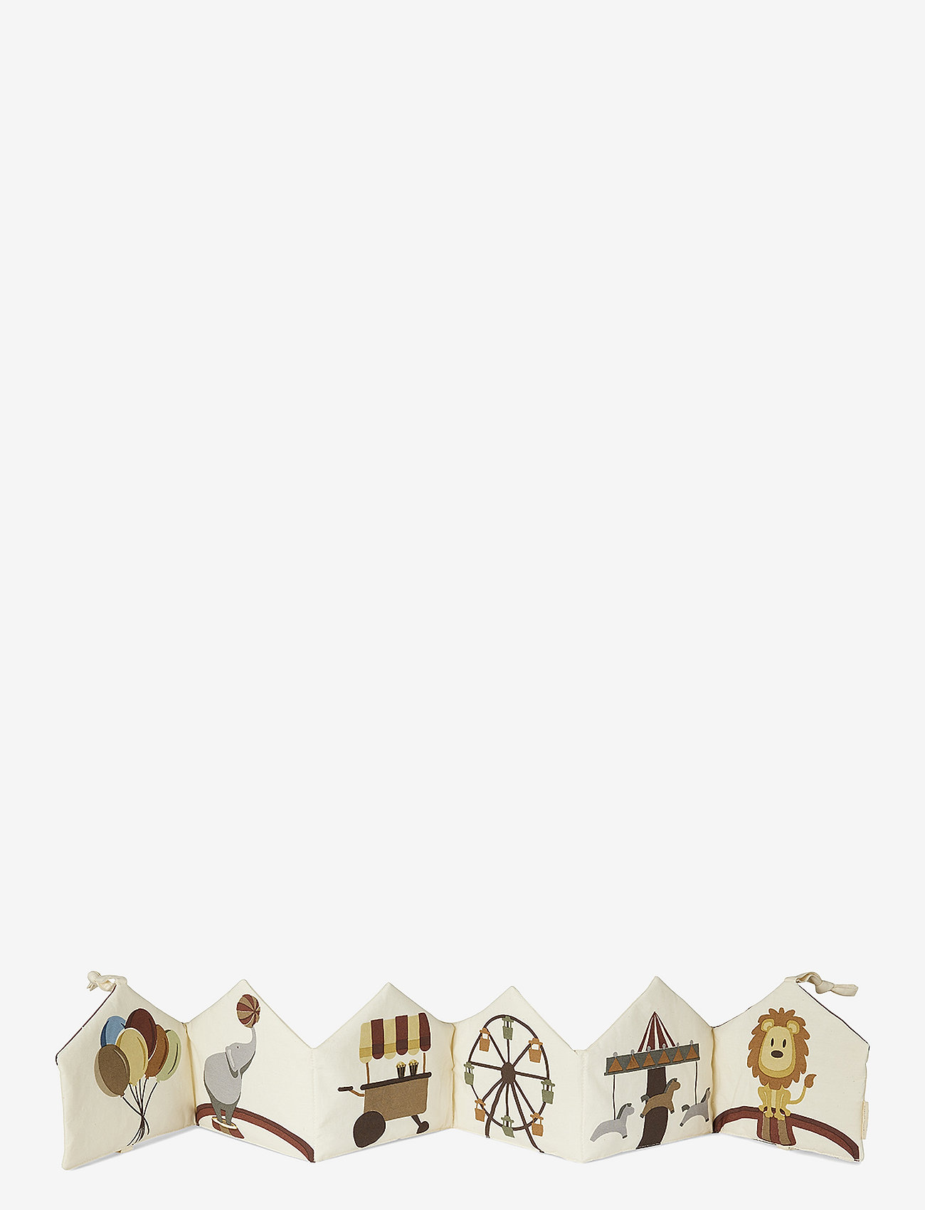 Nuuroo - Kit fabric book - babybøger - creme - circus - 1