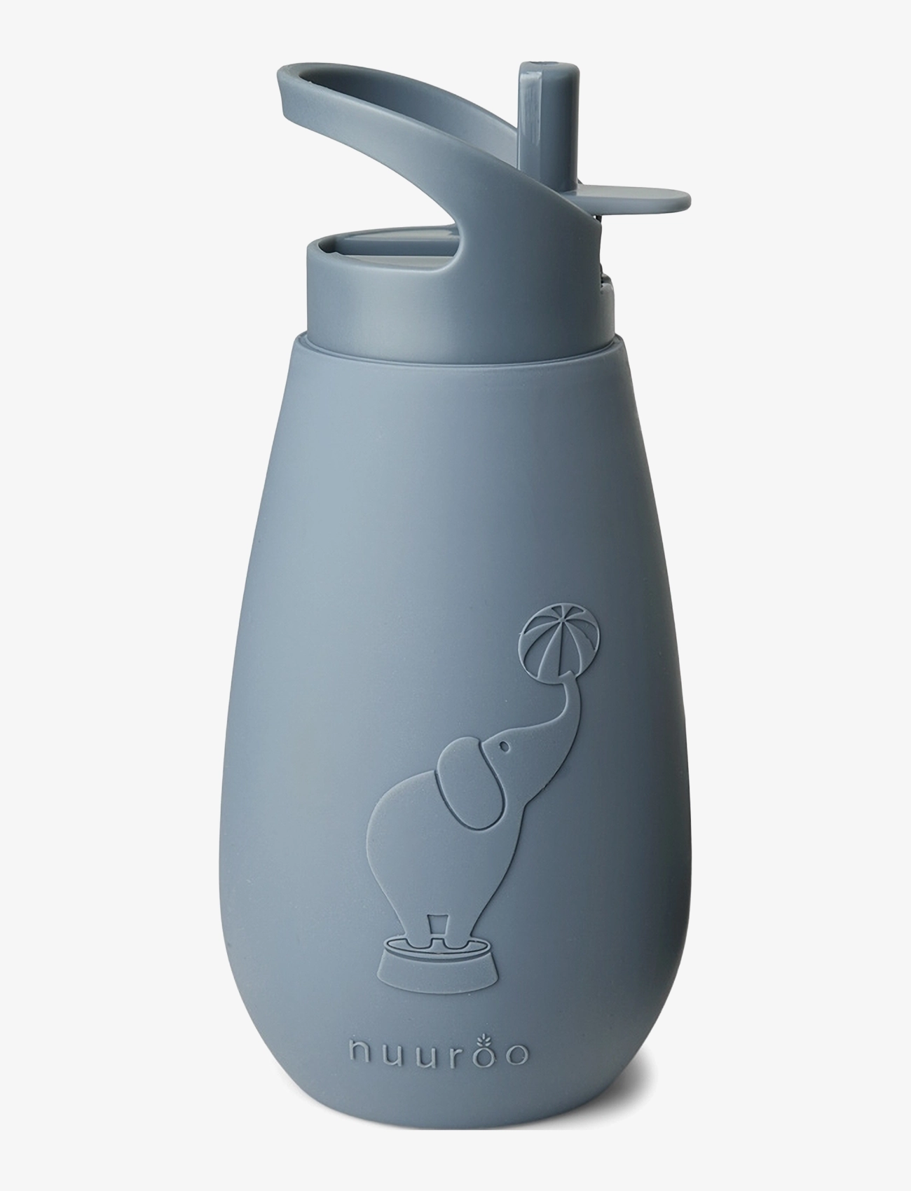 Nuuroo Pax Silicone Drinking Bottle - 350 ml, One Size, Blue, Fodring Af Baby > Suttekopper, Børn