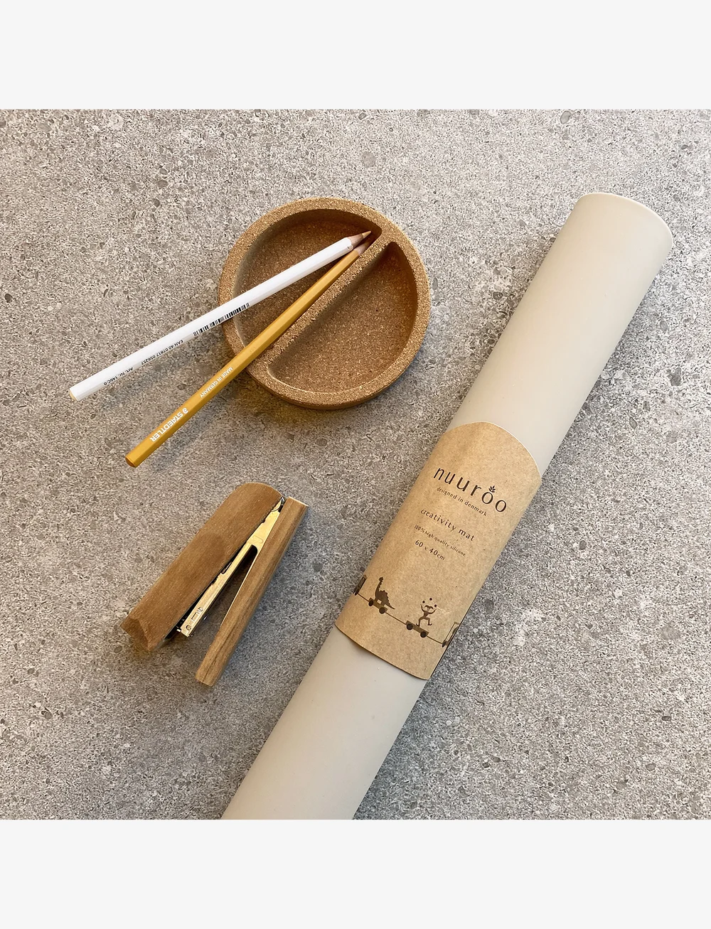 Nuuroo - Elvin creativity mat - söögimatid - cobblestone - 2