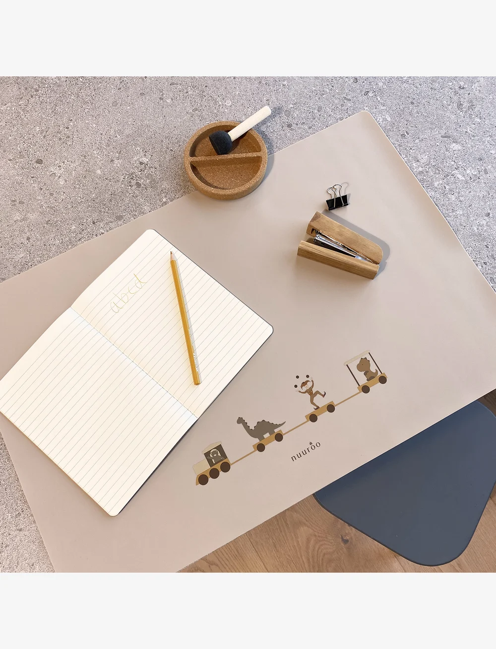 Nuuroo - Elvin creativity mat - söögimatid - cobblestone - 4