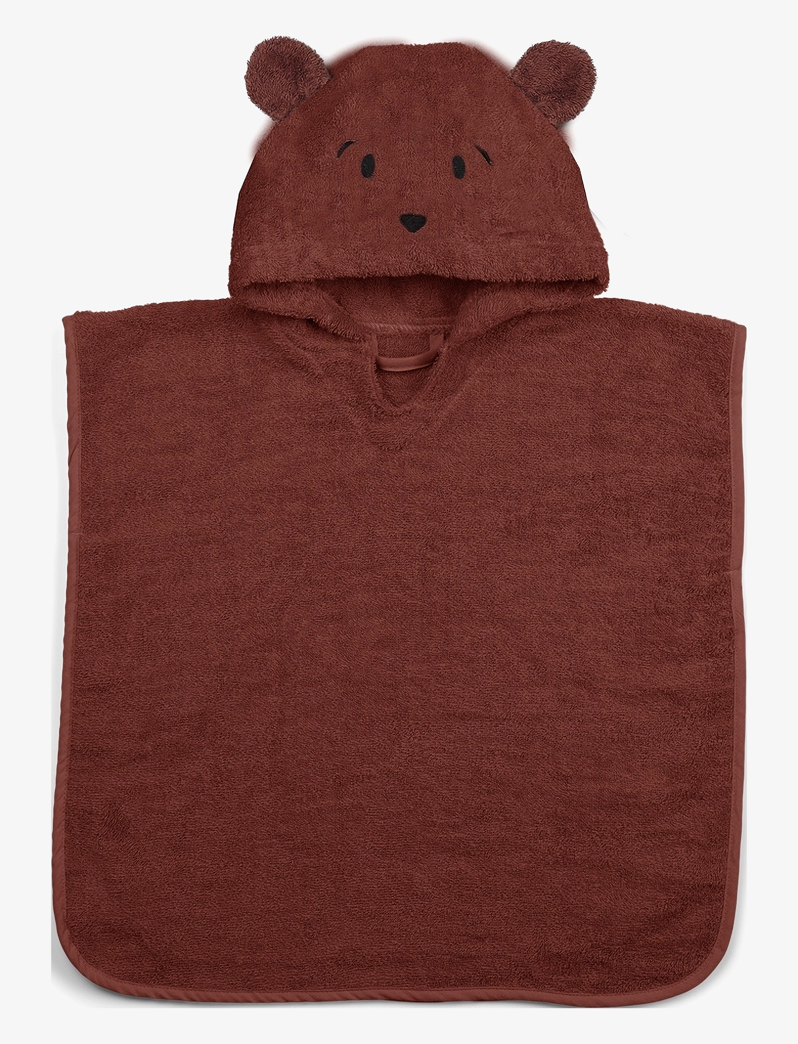 Nuuroo Adelin Poncho, One Size, Bath Time, Burgunderrot - Kinder