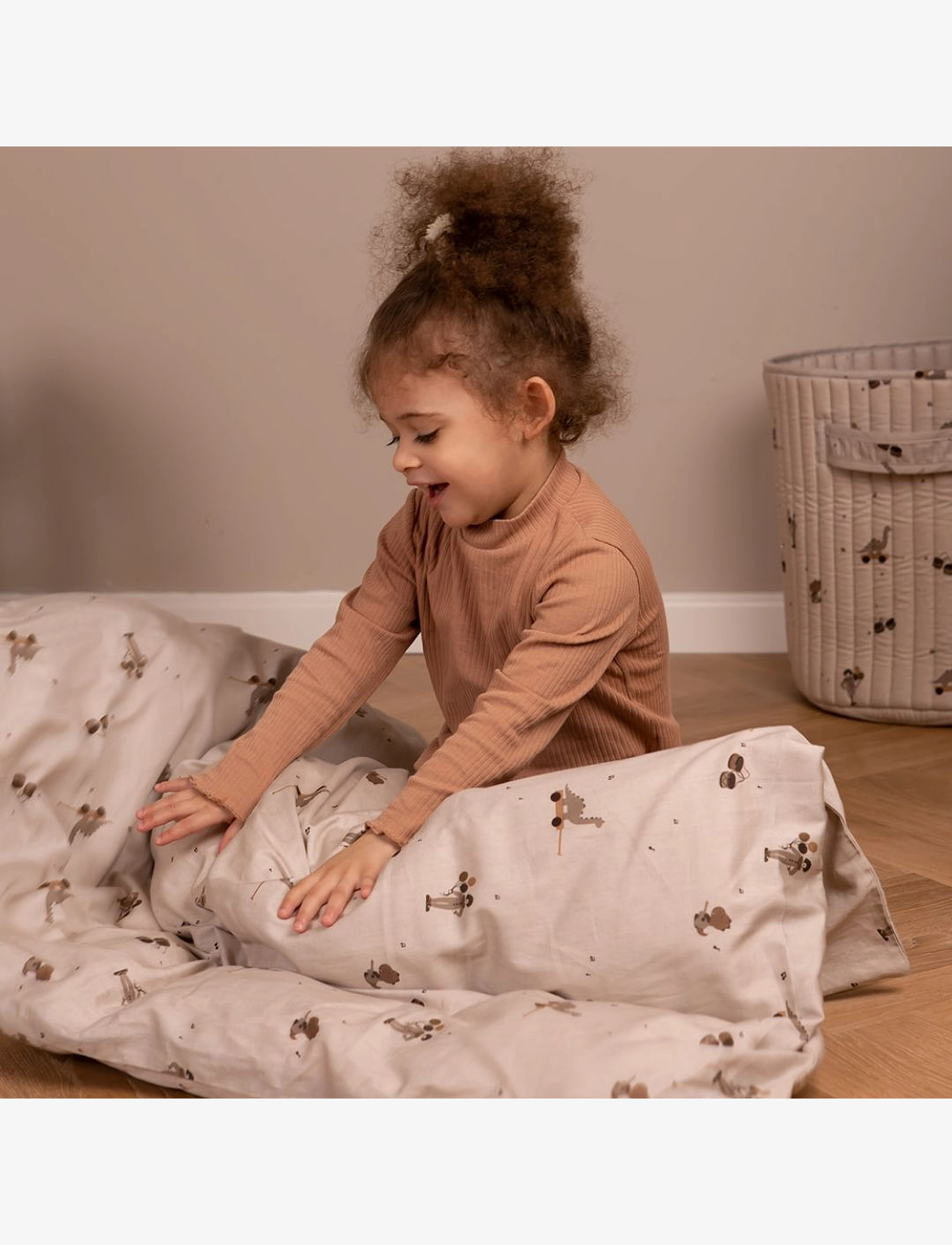 Nuuroo - Bera baby bed linen - music dino - 4