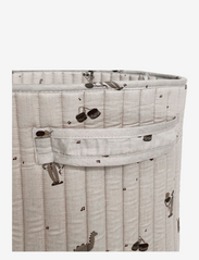 Nuuroo - Hunter quilted storage bag - medium - storage baskets - music dino - 1