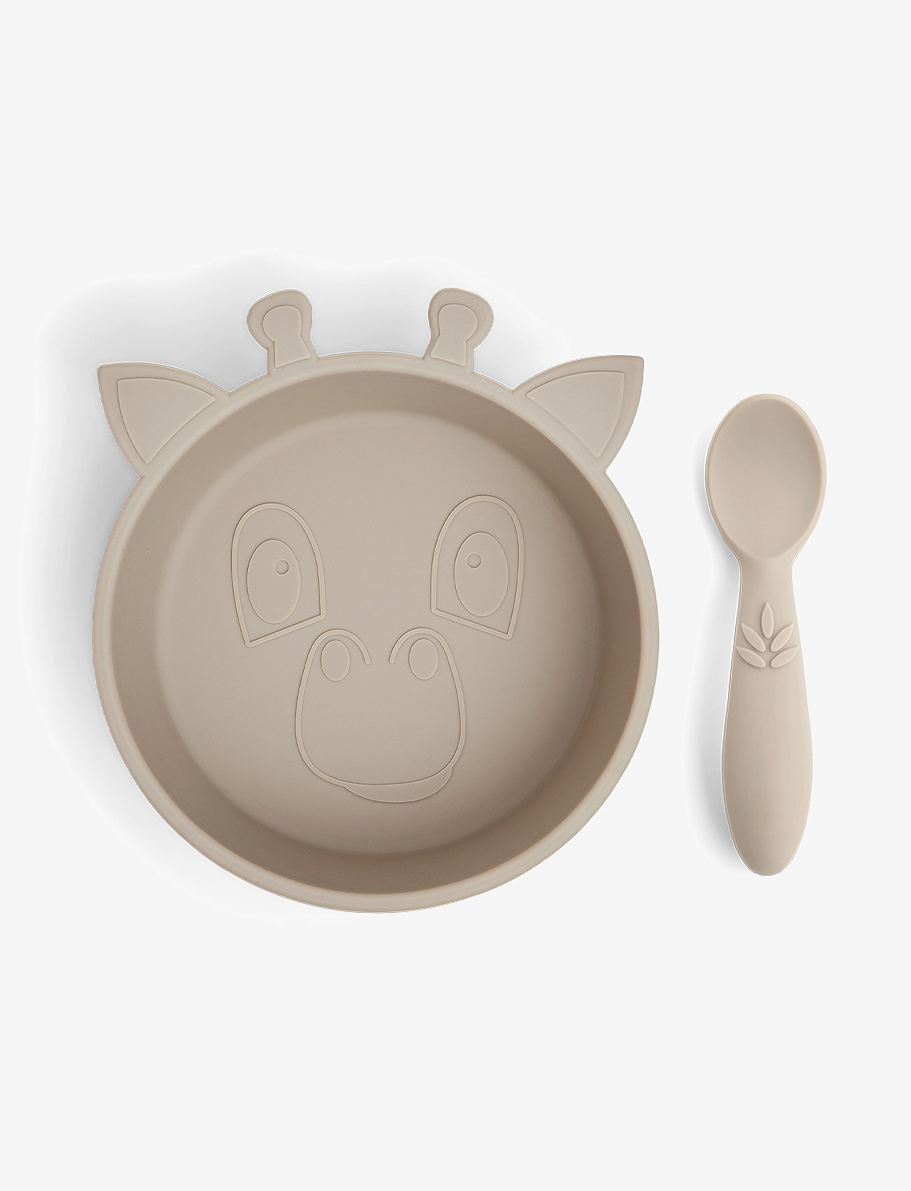 Nuuroo - Elia silicone dinner set 2-pack - Õhtusöögikomplektid - cobblestone - 0