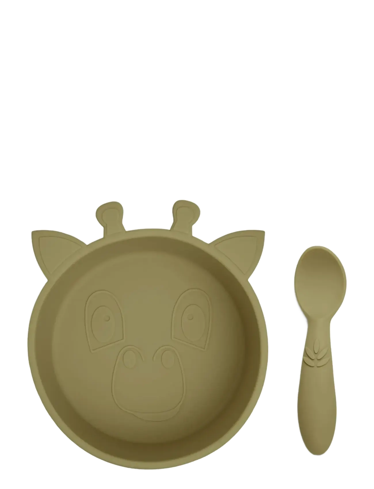 Nuuroo Elia Silicone Dinner Set 2-Pack, Dinner Sæt, Kakigrøn, Str: ONE SIZE
