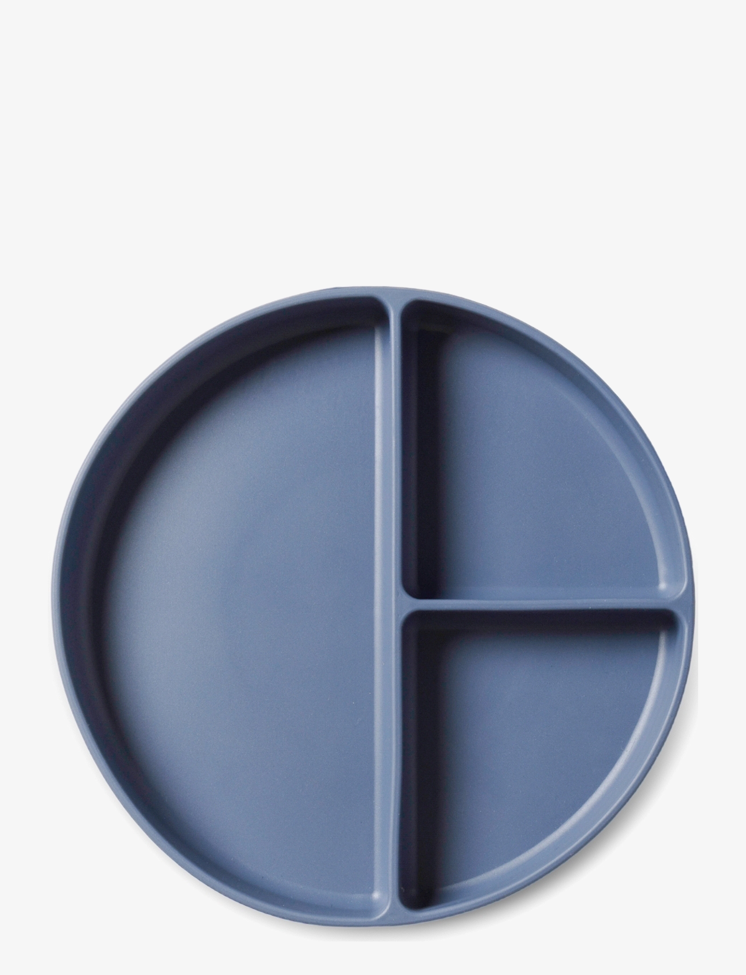 Nuuroo Mingo Divided Silicone Plate, Plade, Blå, Str: ONE SIZE