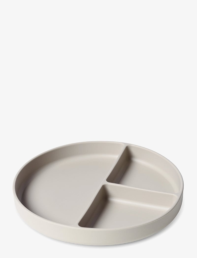 Nuuroo - Mingo divided silicone plate - teller - cobblestone - 1