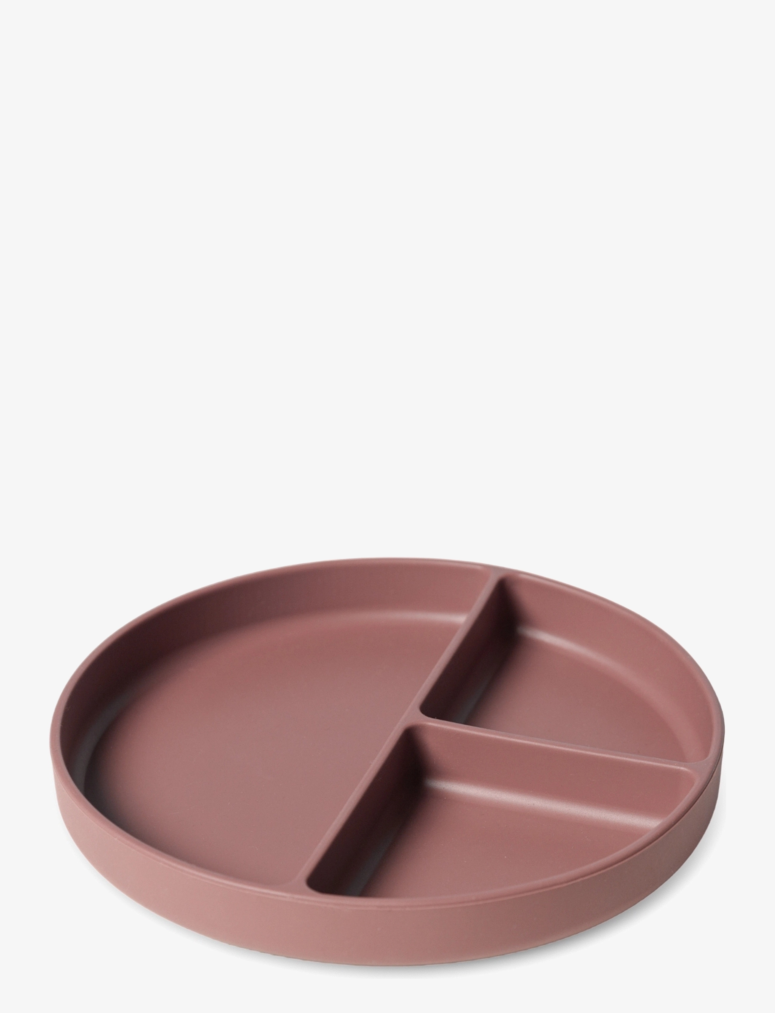 Nuuroo - Mingo divided silicone plate - taldrikud - mahogany - 1