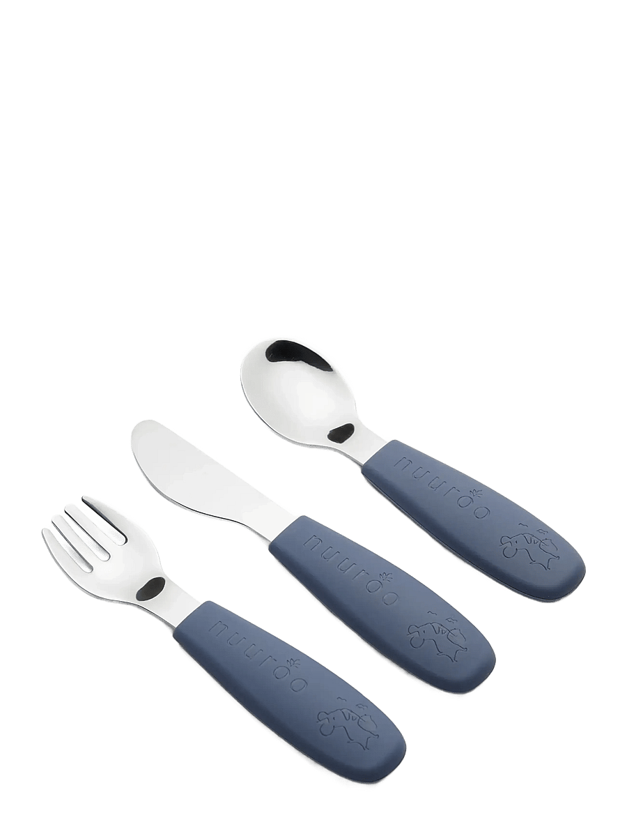 Nuuroo - Jana cutlery set 3 pack - bestik - bering sea - 0