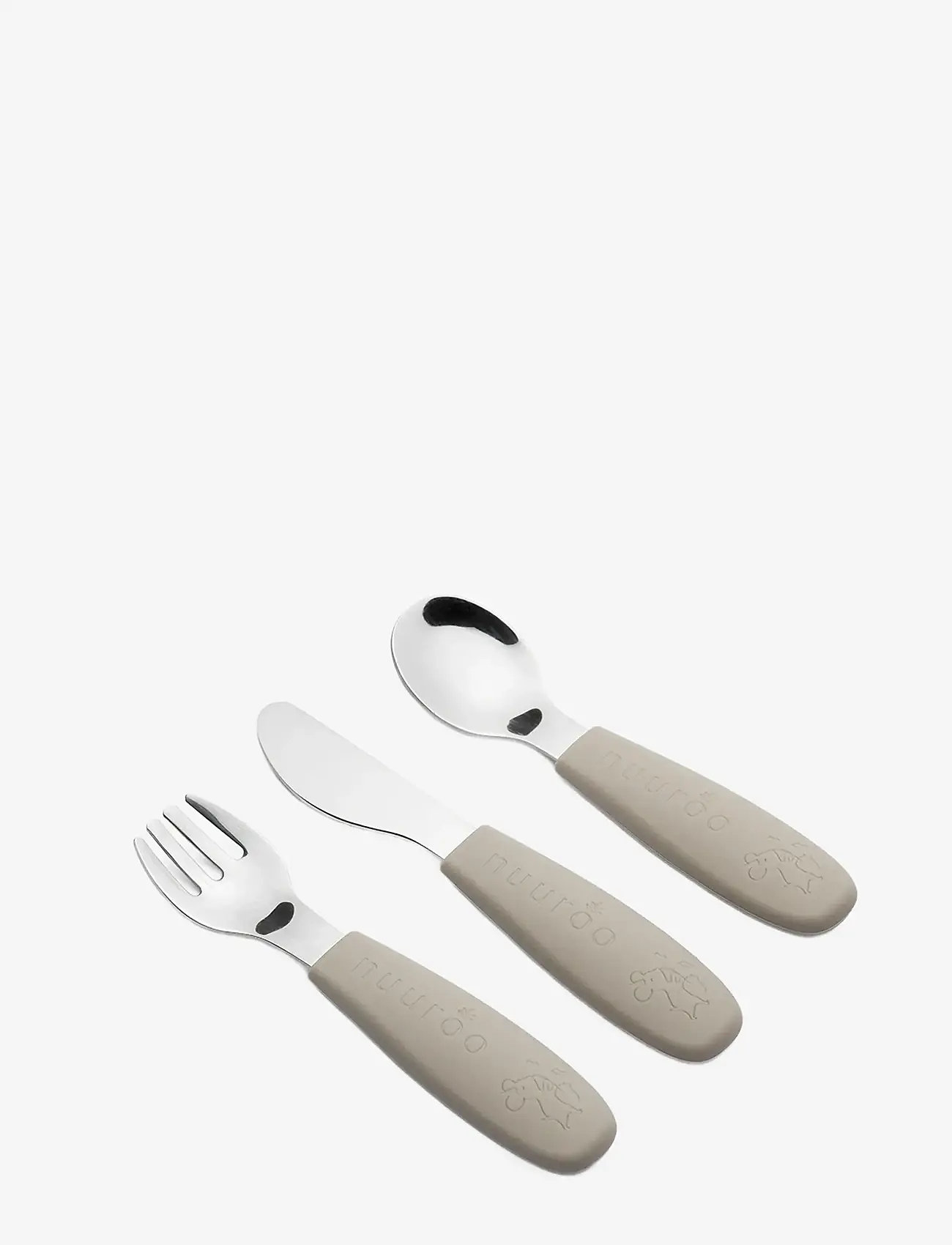 Nuuroo - Jana cutlery set 3 pack - bestick - cobblestone - 0