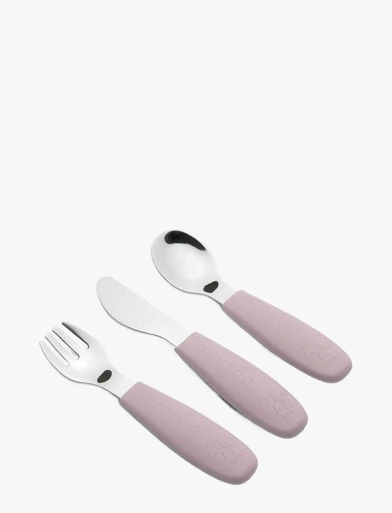 Nuuroo - Jana cutlery set 3 pack - bestik - woodrose - 0