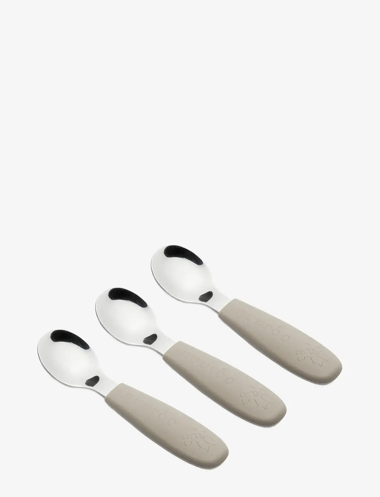 Nuuroo - Theodor spoons 3 pack - besteck - cobblestone - 0