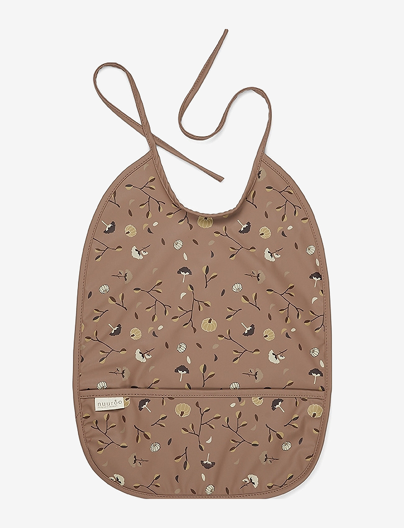 Nuuroo - Ida bib coated - hagesmække uden ærmer - pumpkin flower - 0