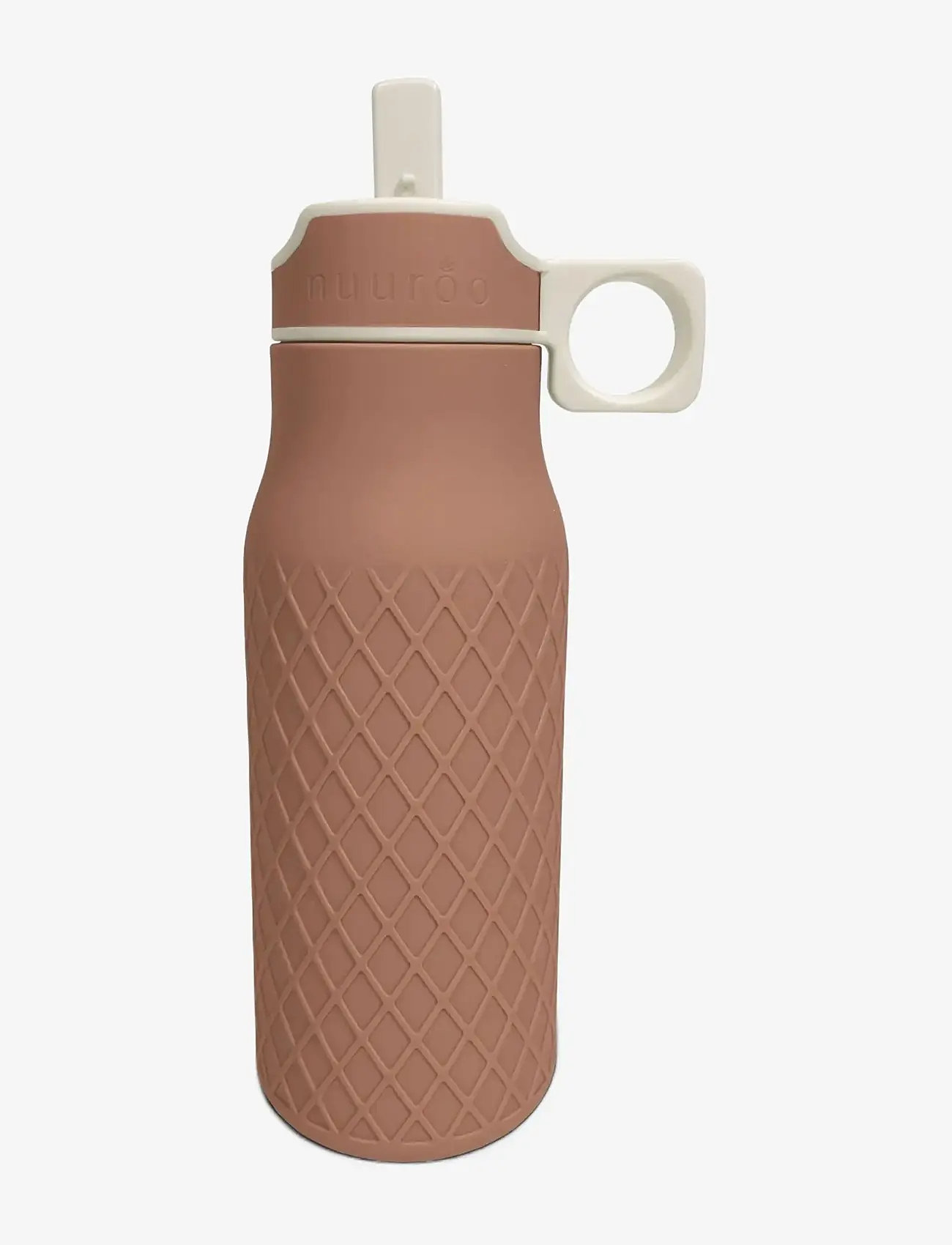 Nuuroo - Isa silicone drinking bottle 400 ml - vatnsflöskur - chocolate malt - 0