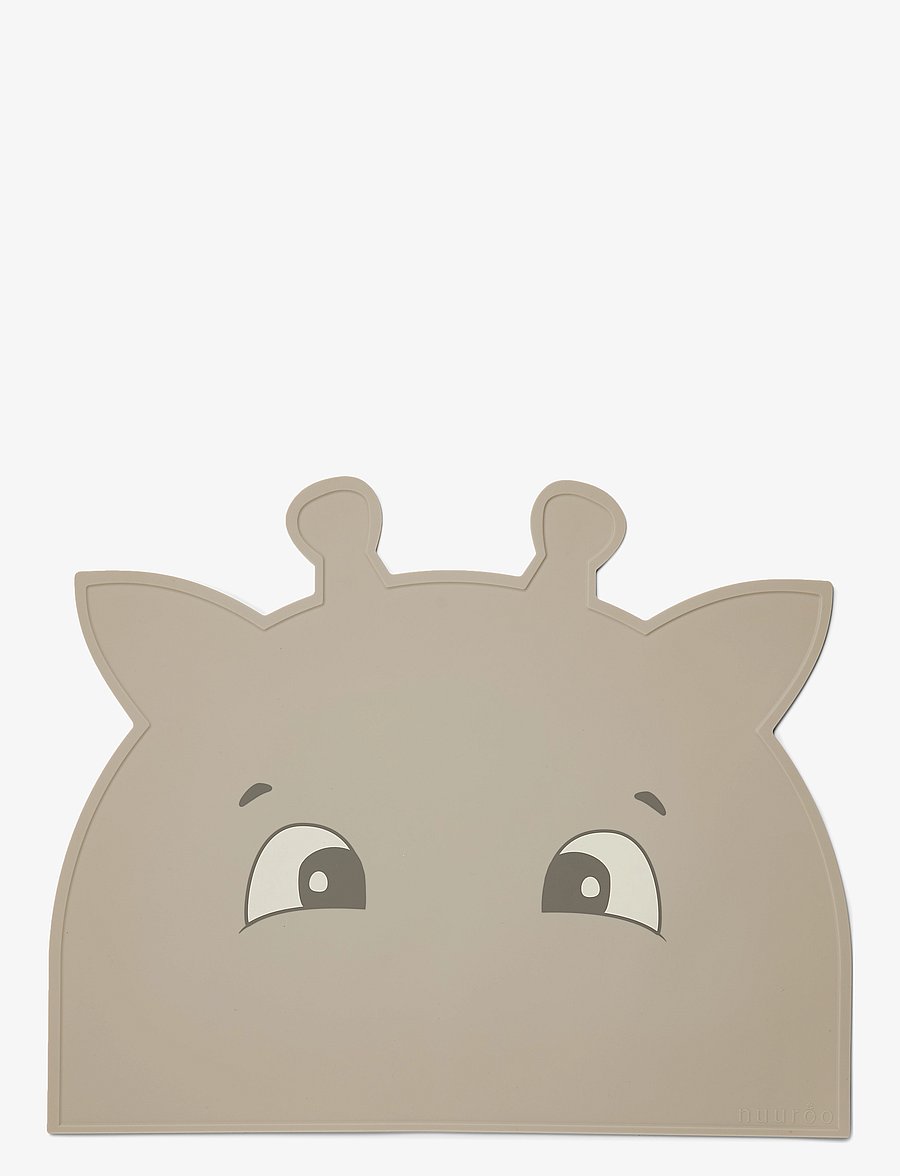 Nuuroo - Albert silicone placemat Giraffe - die niedrigsten preise - cobblestone - 0