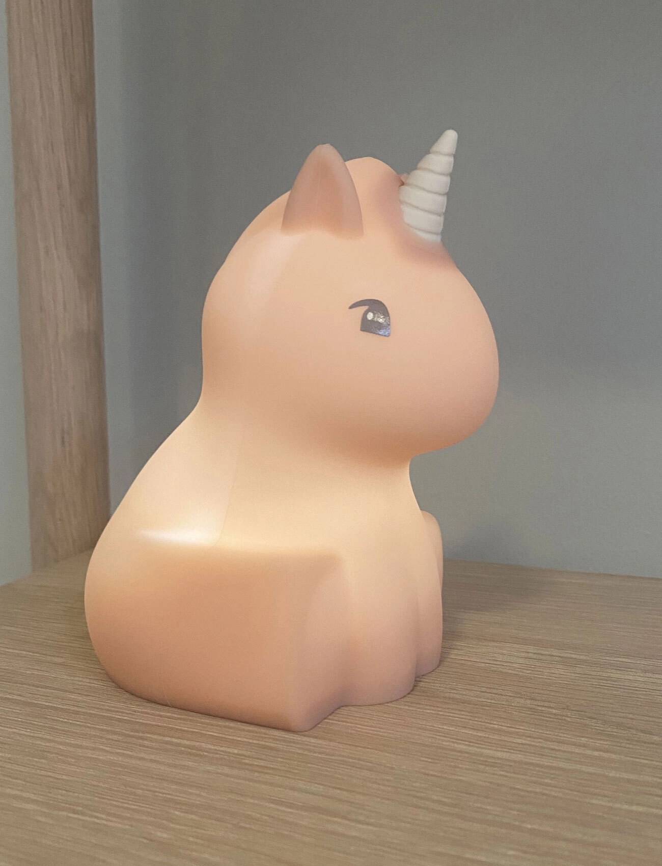 Nuuroo - Sol silicone lamp Unicorn - nattlamper - rose - 3