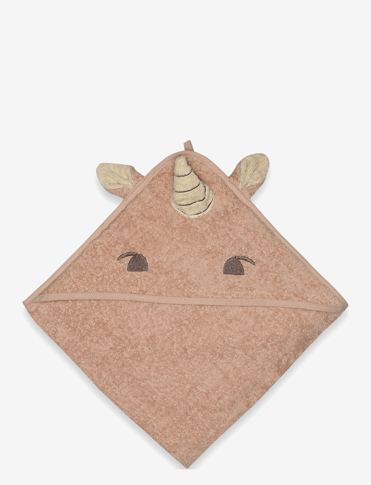Nuuroo - Aki hooded baby towel - handtücher - rose unicorn - 0