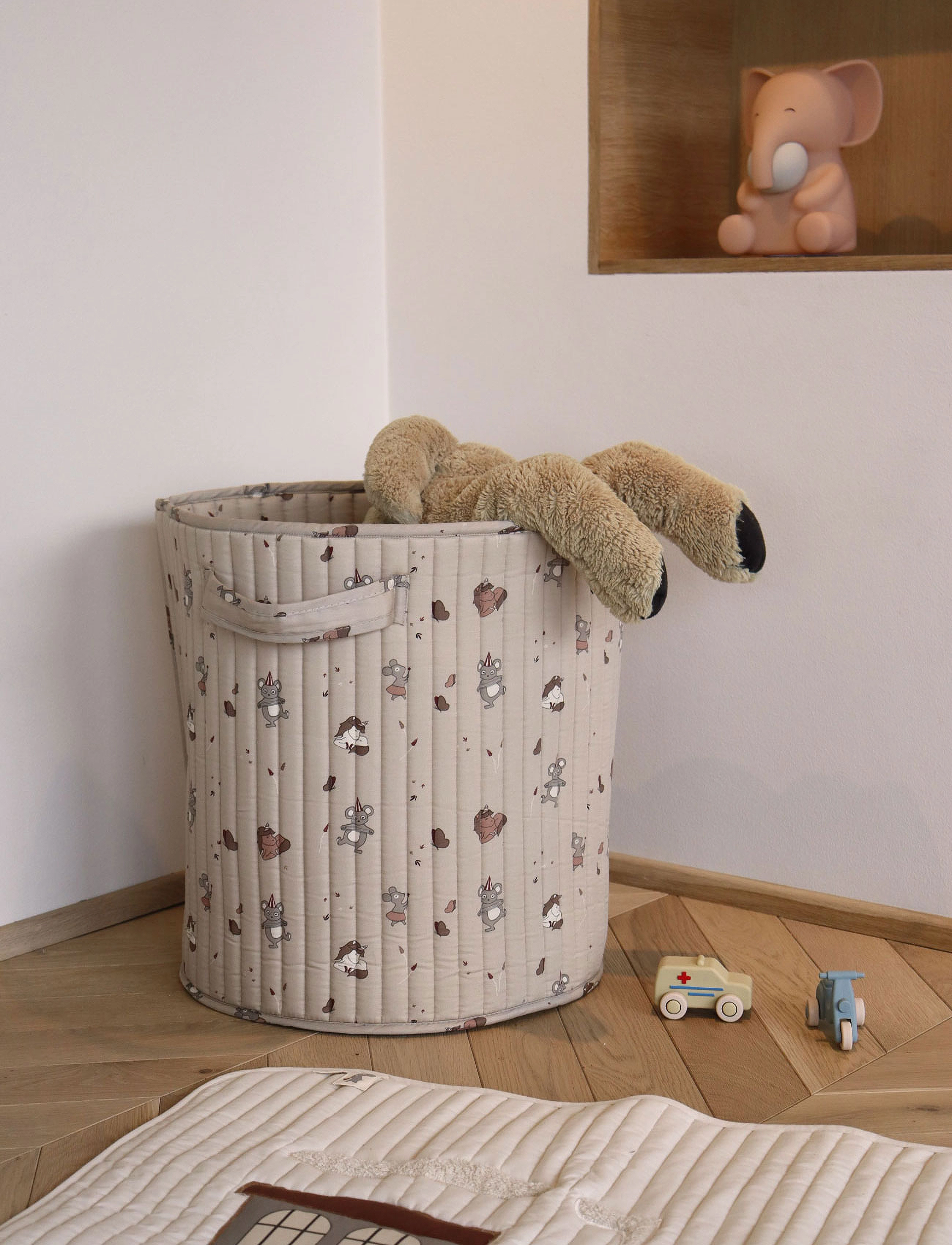 Nuuroo - Moe quilted storage bag - big - unicorn - 3