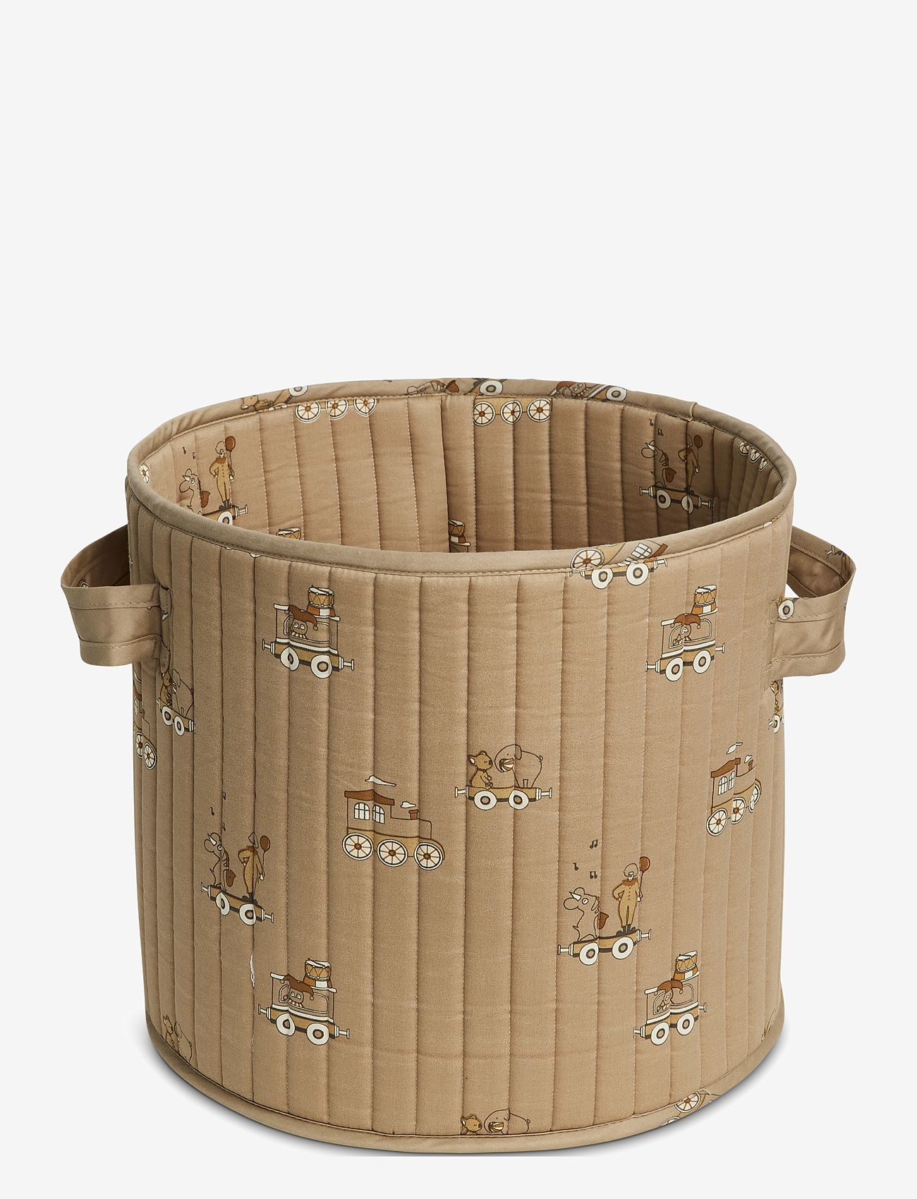 Nuuroo - Hunter quilted storage bag - medium - carnival train - 0