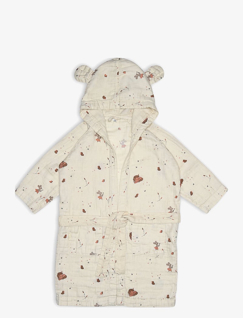 Nuuroo - Erin muslin bathrobe - bademäntel - cream unicorn - 0