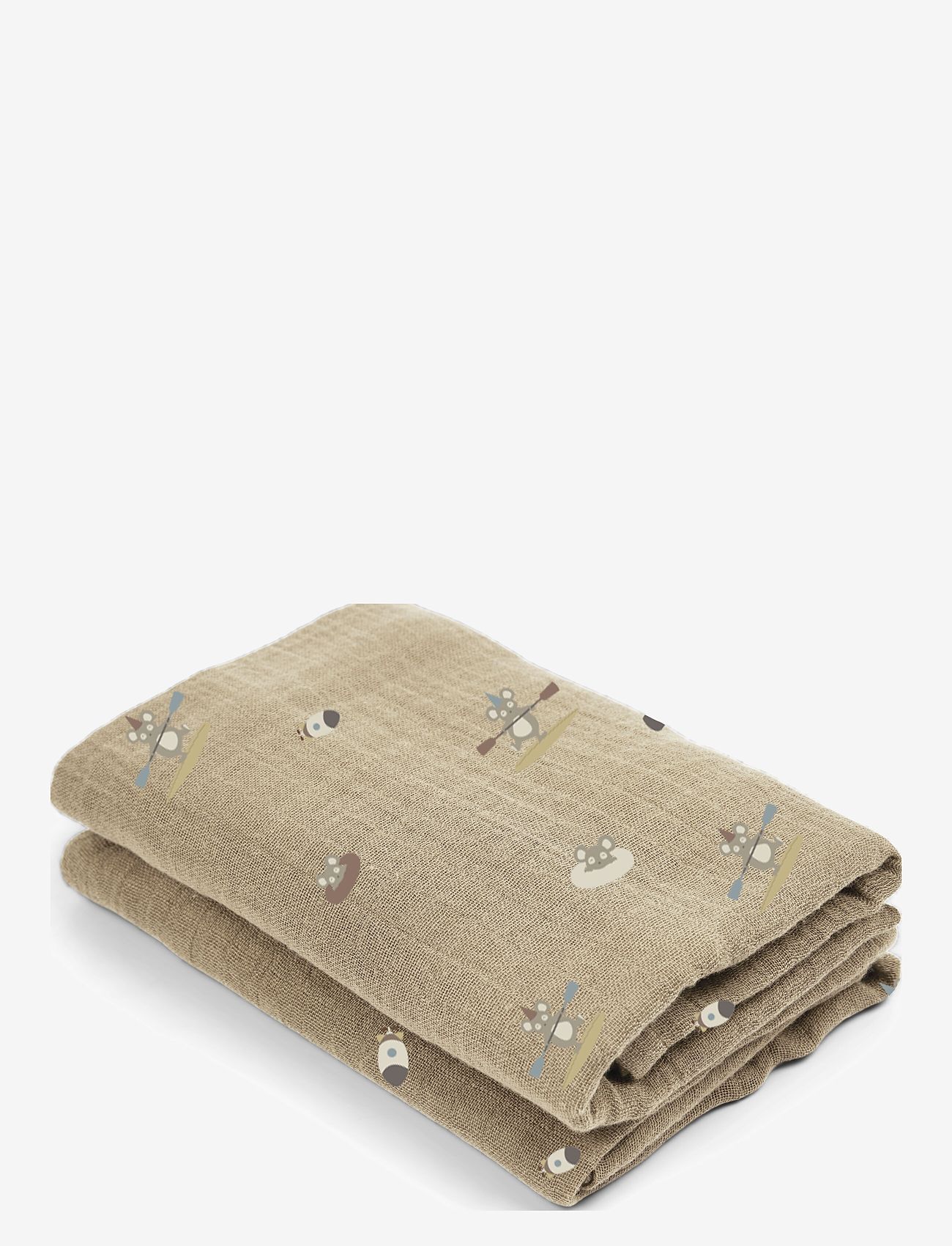Nuuroo - Lou muslin cloth 2-pack - beige surfer - 0