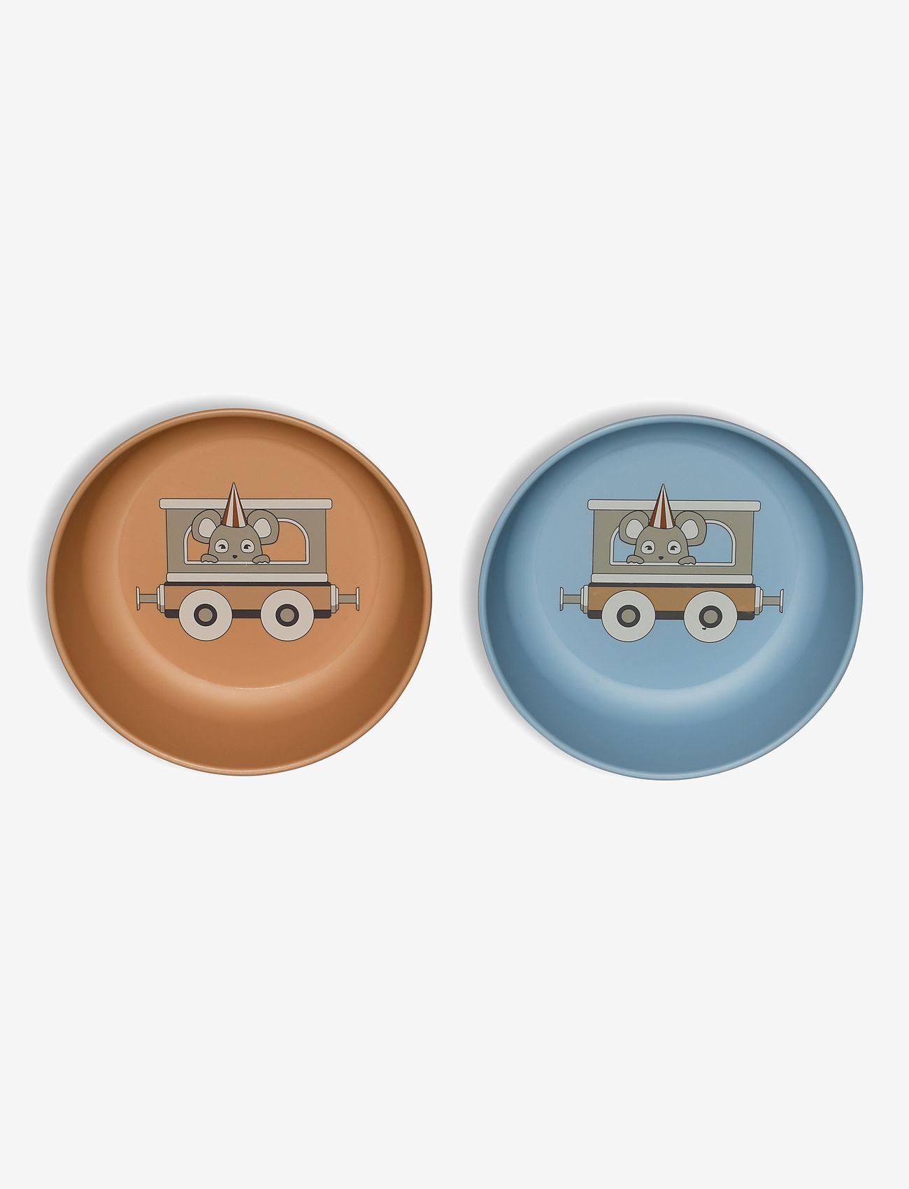 Nuuroo - Villum PLA deep plate 2-pack - talerze - blue mix - 0