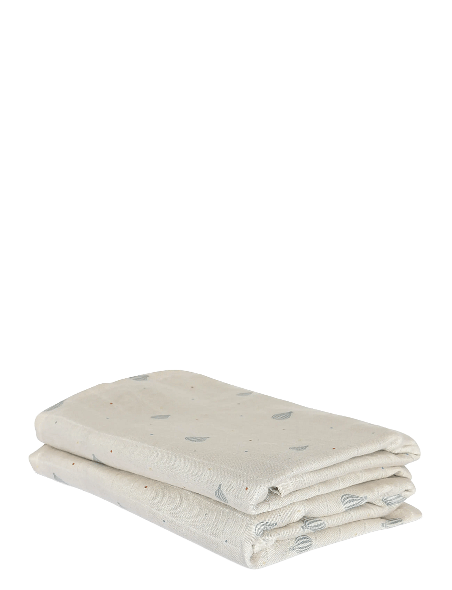 Nuuroo - Josefine bamboo muslin cloth 2-pack - plaids en mousseline - air balloon dot - 0