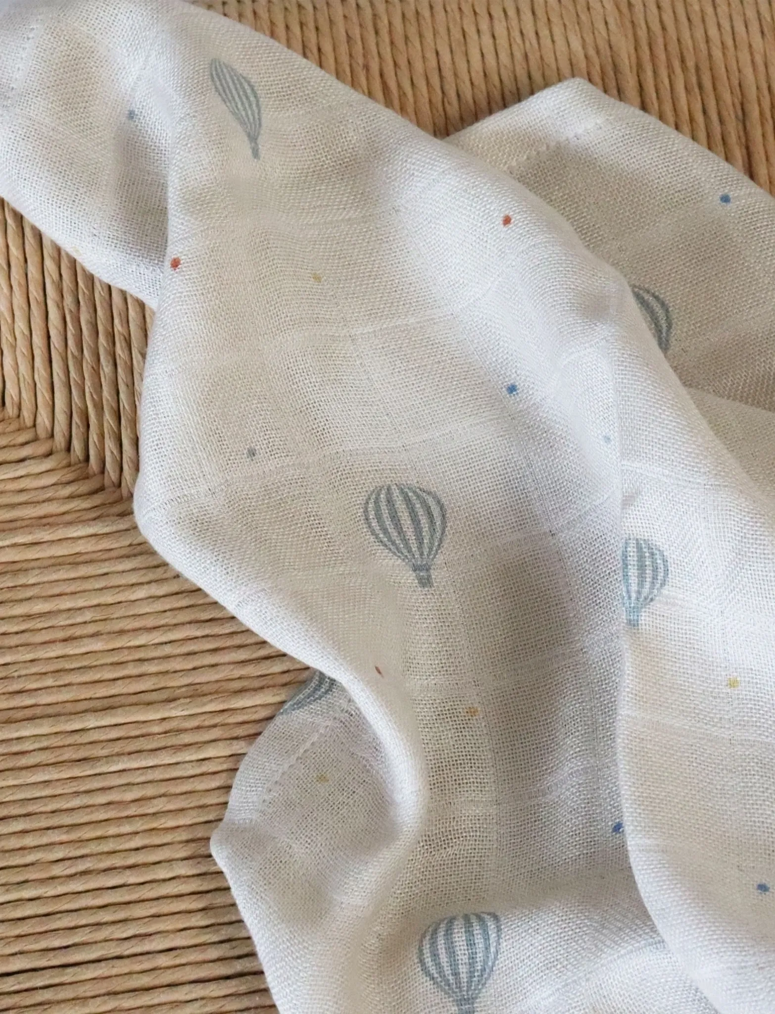 Nuuroo - Josefine bamboo muslin cloth 2-pack - muslins - air balloon dot - 1