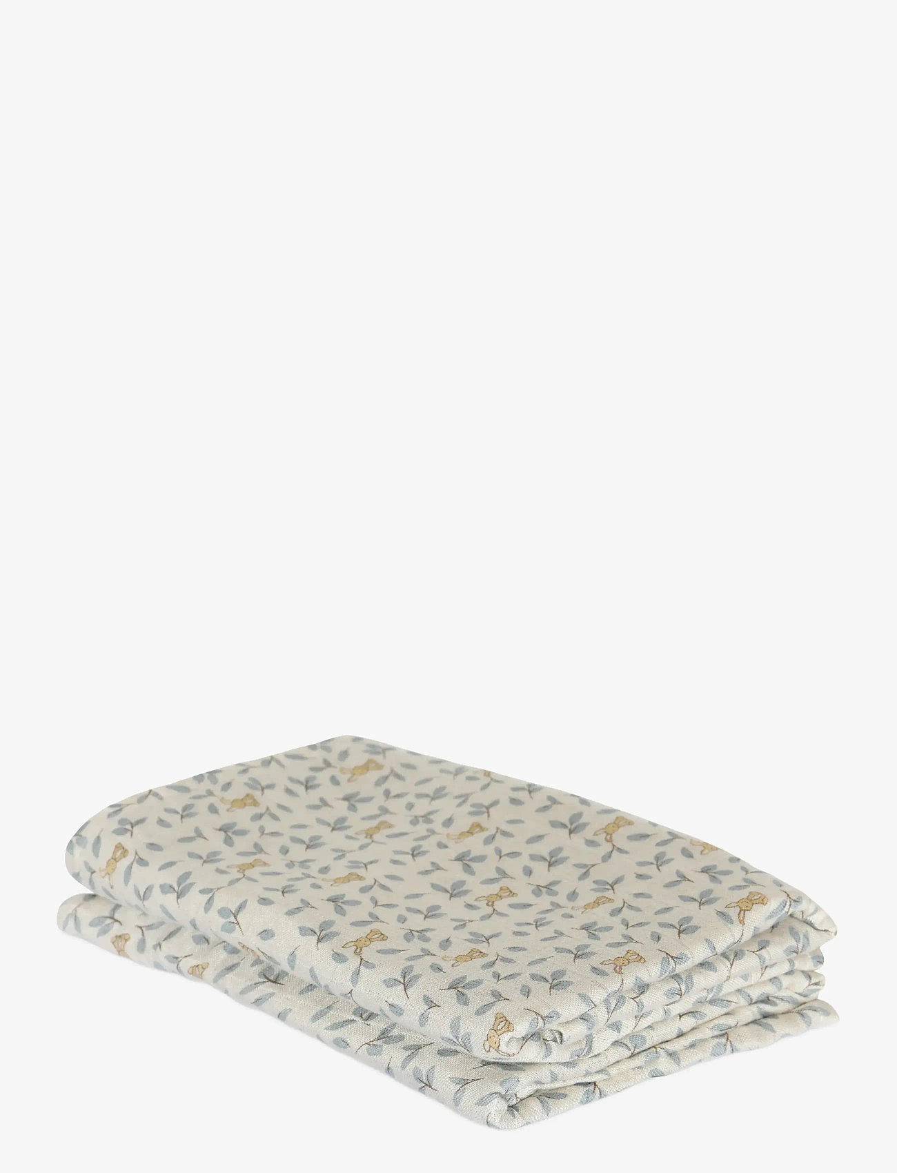 Nuuroo - Josefine bamboo muslin cloth 2-pack - musselinklude - bunny leaf - 0