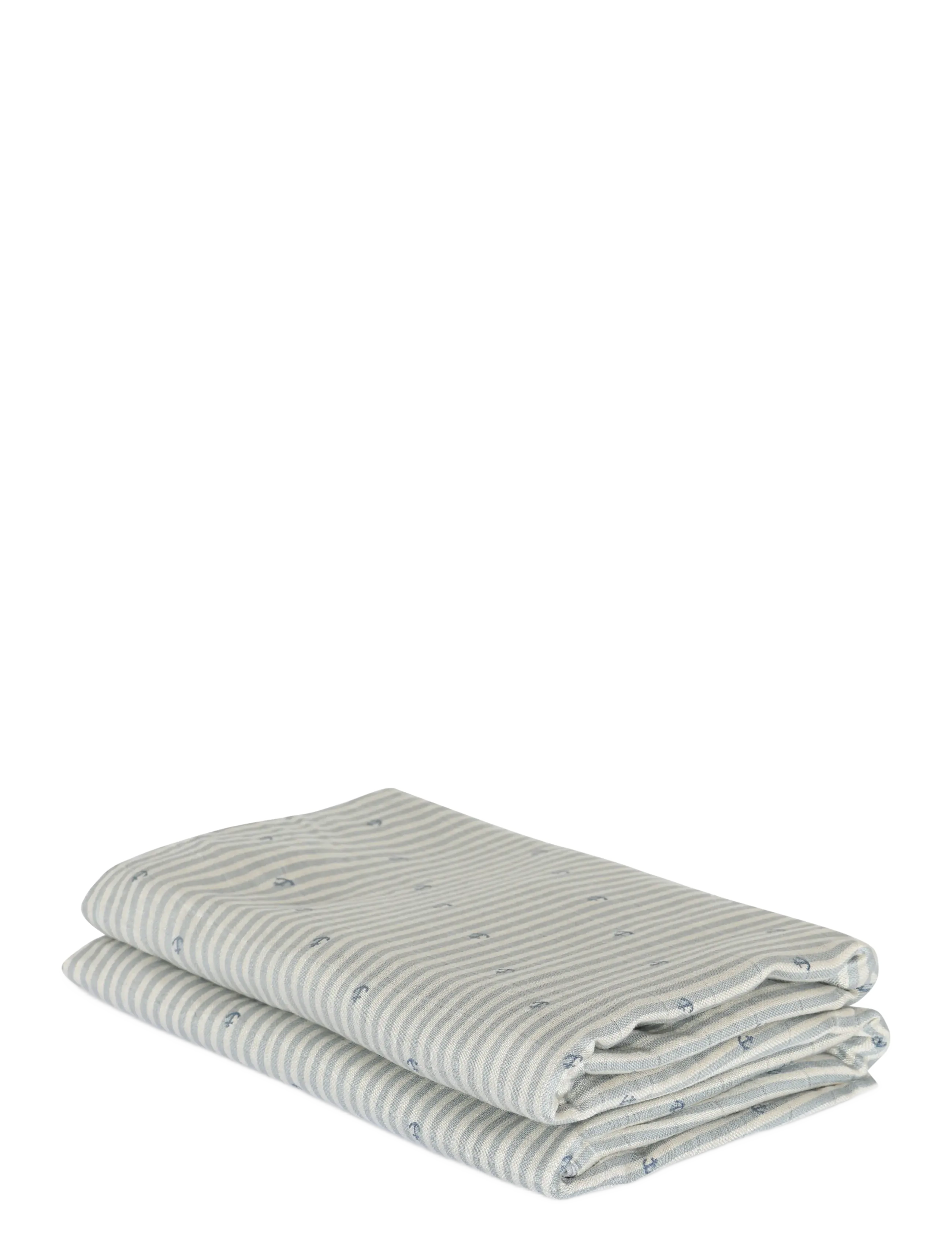 Nuuroo Josefine Bamboo Muslin Cloth 2-Pack, One Size, Muslins, Blau - Cloths, Kinder
