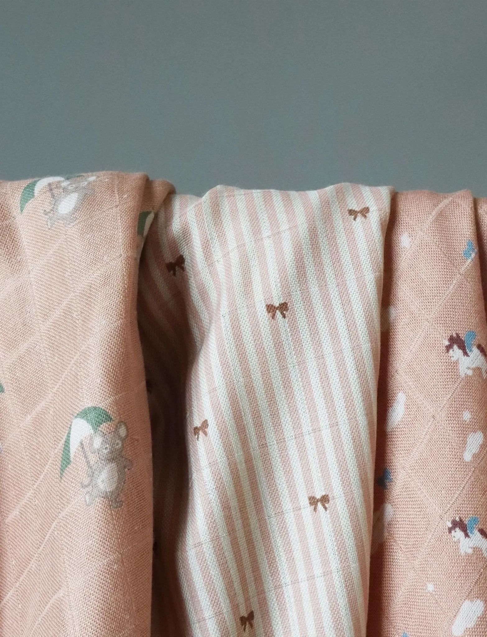 Nuuroo - Josefine bamboo muslin cloth 2-pack - muslins - umbrella - 1