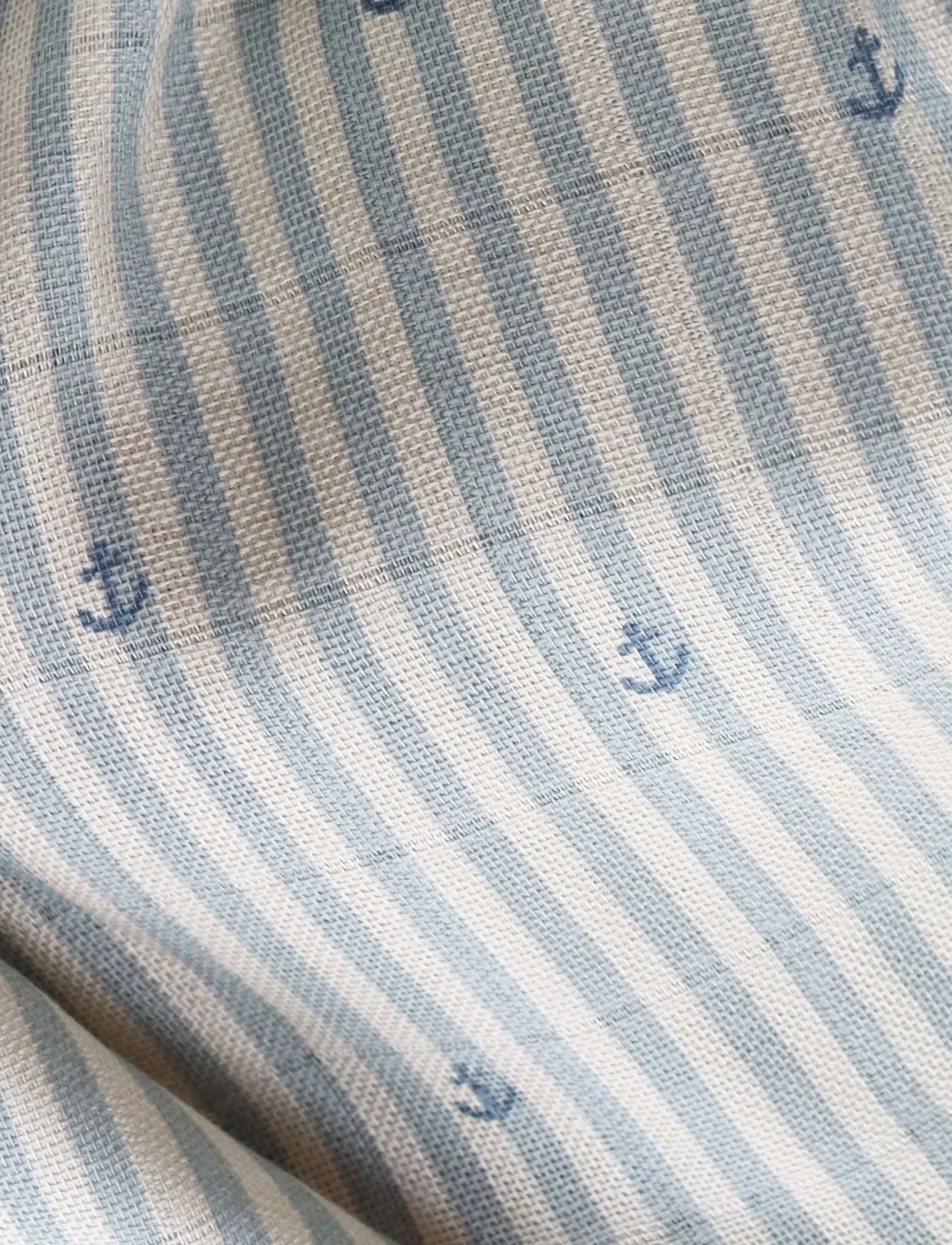 Nuuroo - Valentin bamboo muslin swaddle - muslinai - stripe anchor - 1