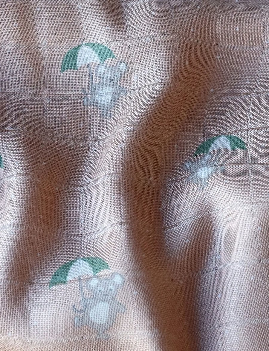 Nuuroo - Valentin bamboo muslin swaddle - musselintæpper - umbrella - 1