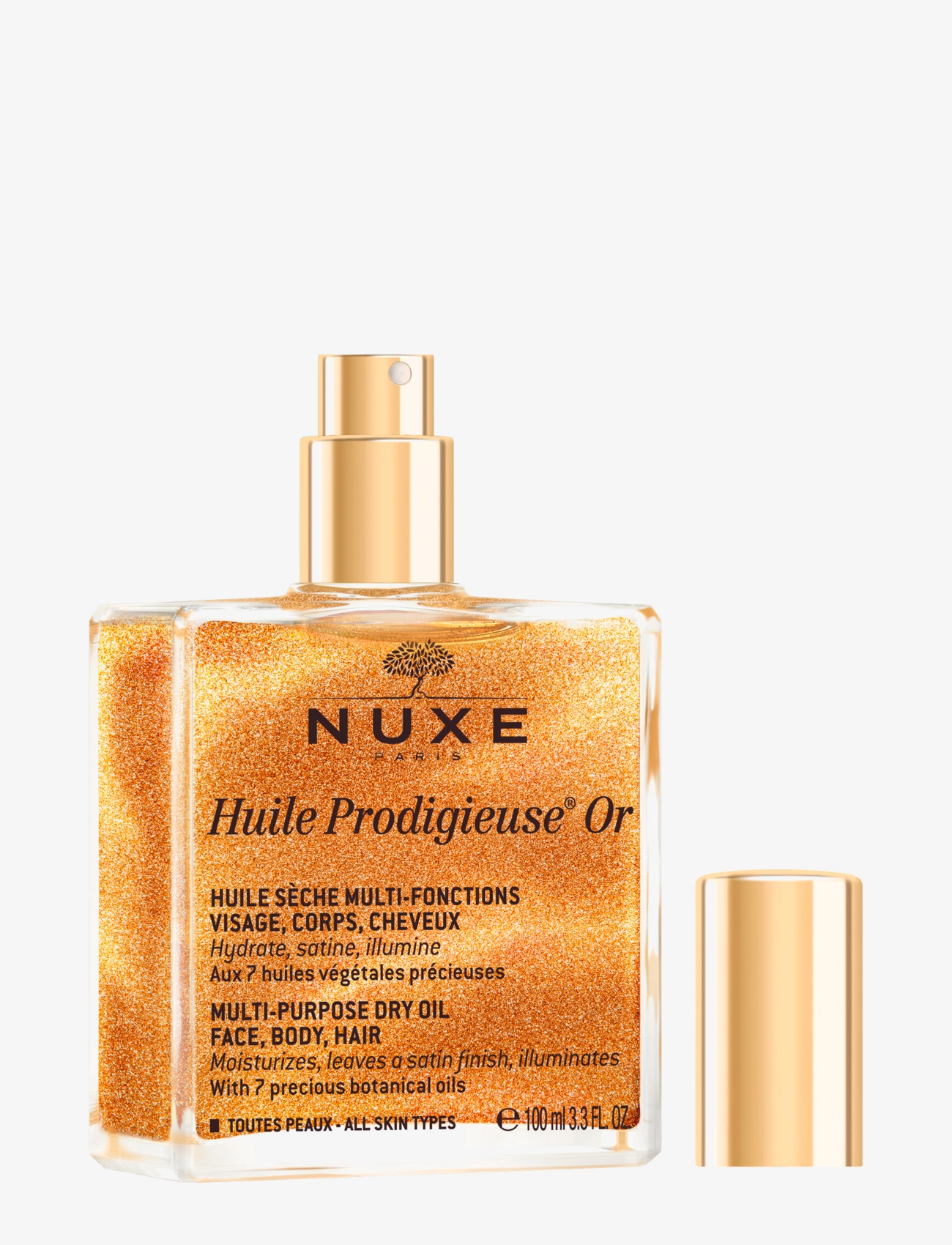 NUXE HUILE PRODIGIEUSE GOLD DRY OIL 100 ML - Hårprodukter - CLEAR / undefined