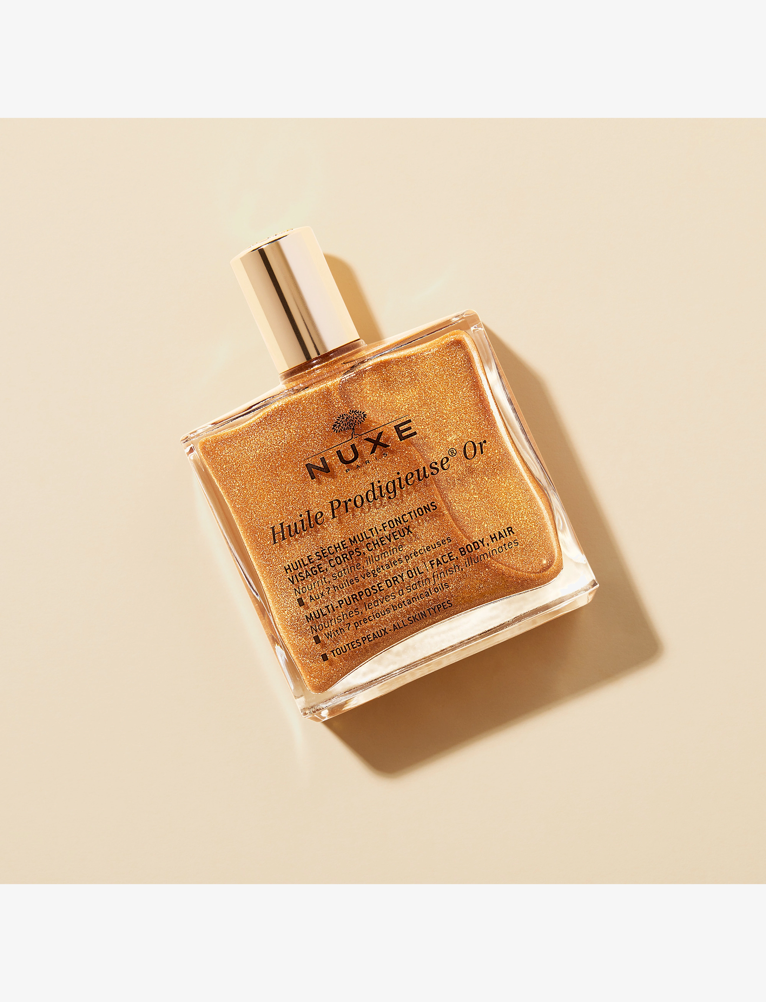 NUXE - HUILE PRODIGIEUSE GOLD DRY OIL 100 ML - hárolíur - clear - 1