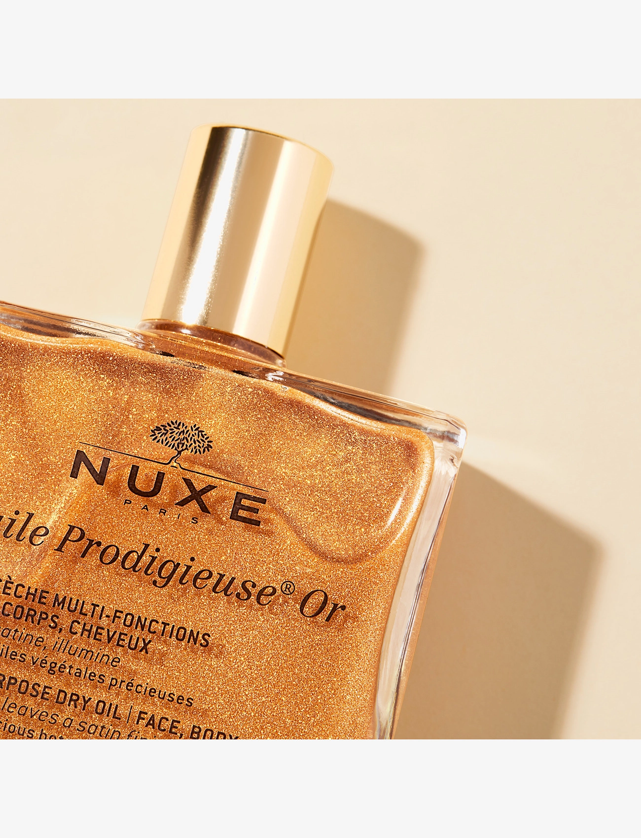 NUXE - HUILE PRODIGIEUSE GOLD DRY OIL 100 ML - hárolíur - clear - 3