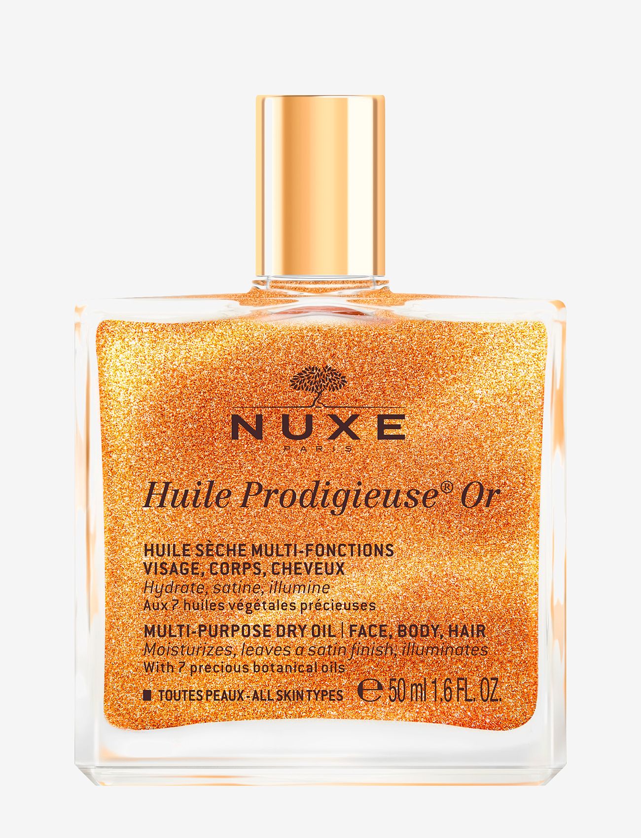 NUXE - HUILE PRODIGIEUSE GOLD DRY OIL 50 ML - hårolie - clear - 0