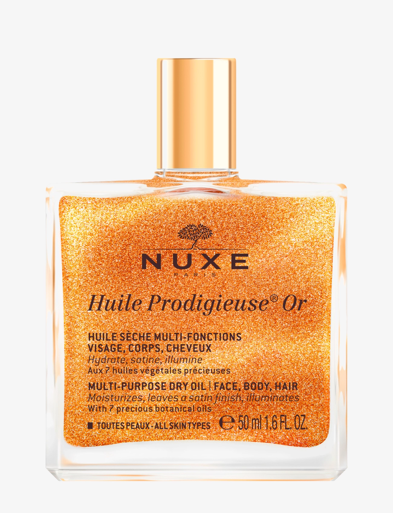 NUXE HUILE PRODIGIEUSE GOLD DRY OIL 50 ML - Hårprodukter - CLEAR / undefined