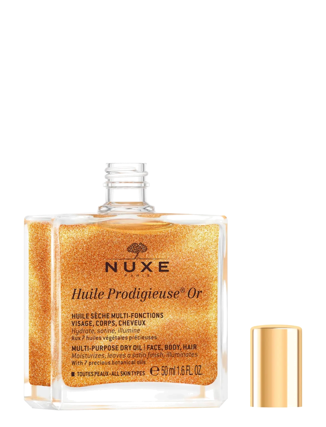 NUXE - HUILE PRODIGIEUSE GOLD DRY OIL 50 ML - hår - clear - 2