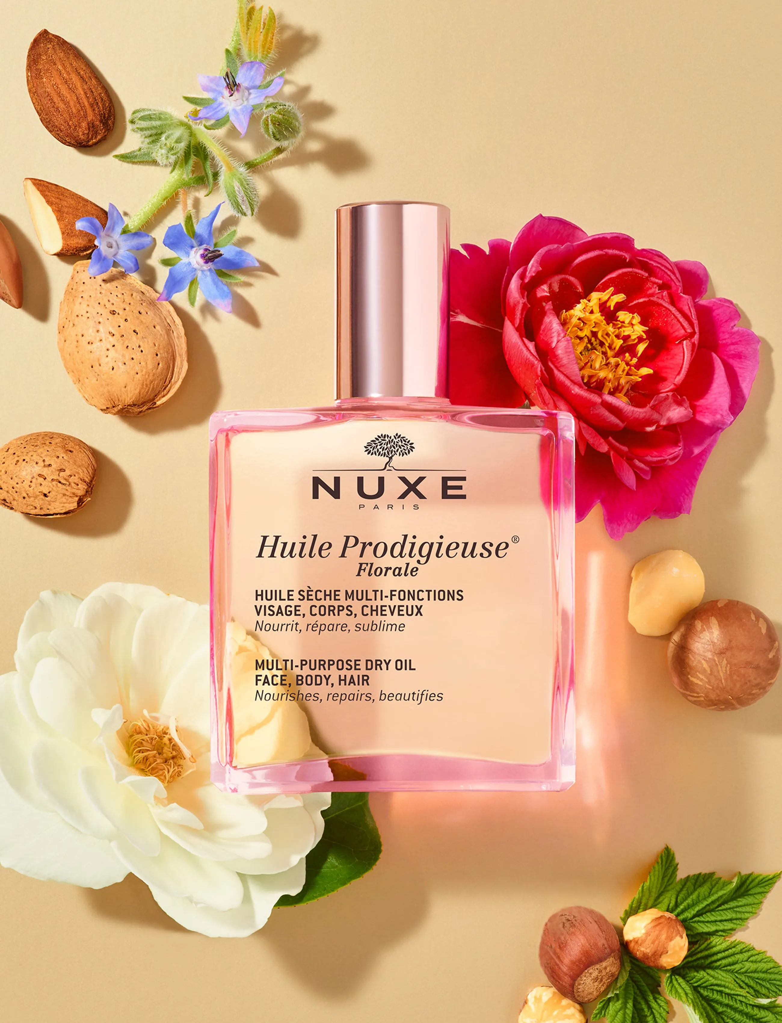 NUXE Dry Oil, Huile Prodigieuse Florale, 100 ml, Nude, Pleje > Hårolie, Dame