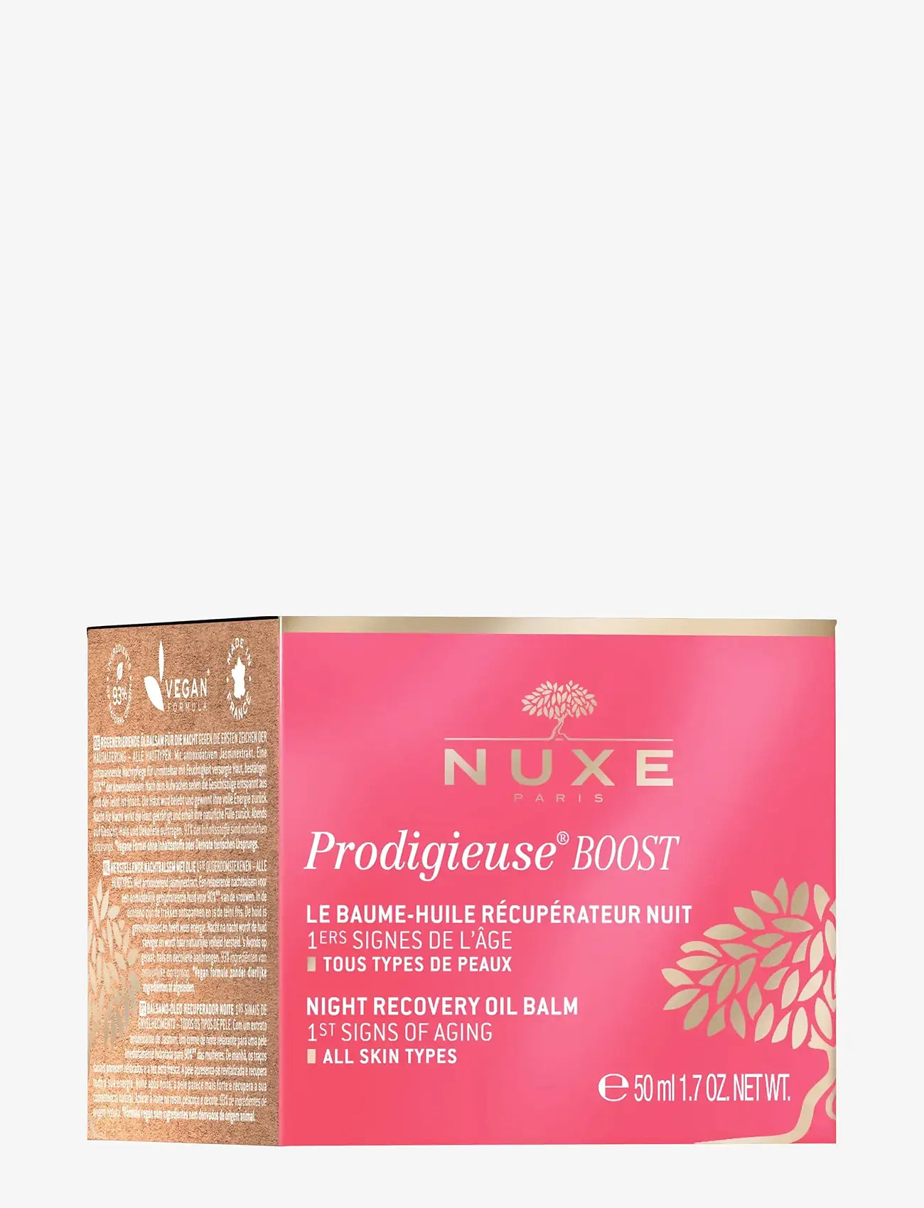 NUXE - PRODIGIEUSE BOOST NIGHT BALM 50 ML - natcremer - clear - 2