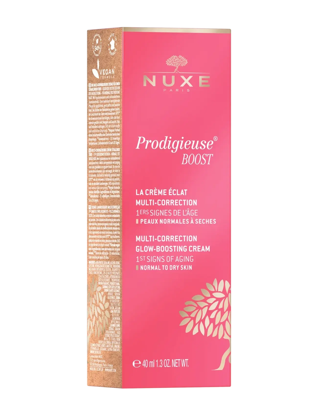 NUXE - PRODIGIEUSE BOOST SILK CREAM DRY 40 ML - päivävoiteet - clear - 2