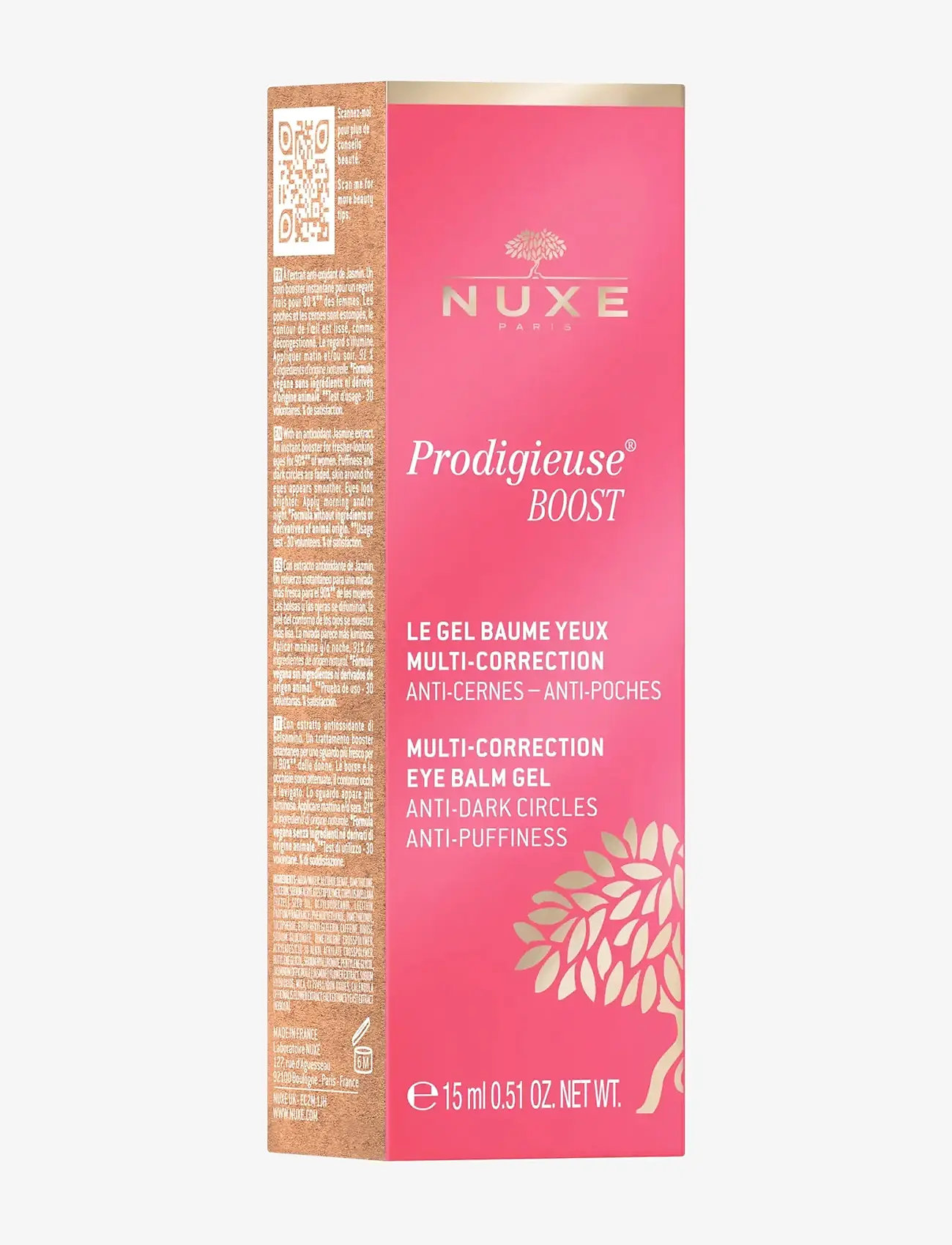 NUXE - PRODIGIEUSE BOOST EYE GEL BALM 15 ML - silmänympärysvoiteet - clear - 2
