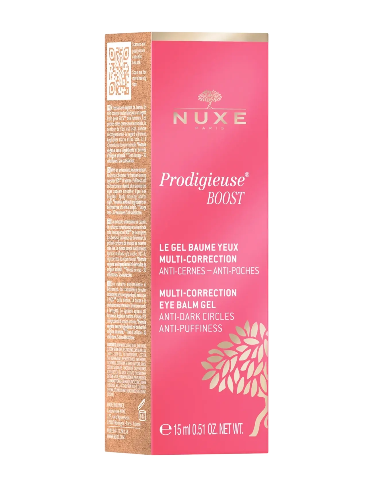 NUXE - PRODIGIEUSE BOOST EYE GEL BALM 15 ML - Øyekrem - clear - 2