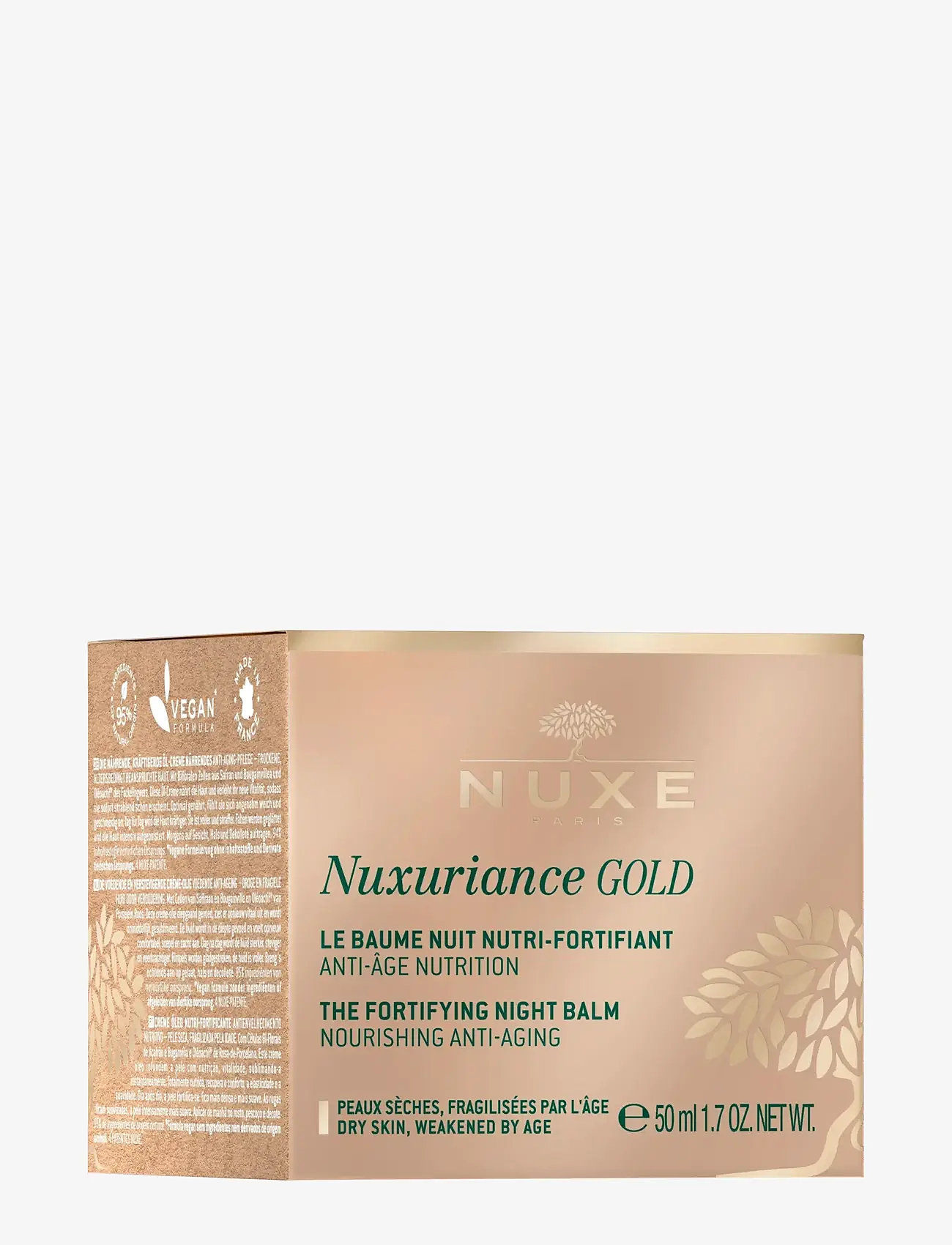 NUXE - NUXURIANCE GOLD - NIGHT BALM 50 ML - yövoiteet - clear - 2