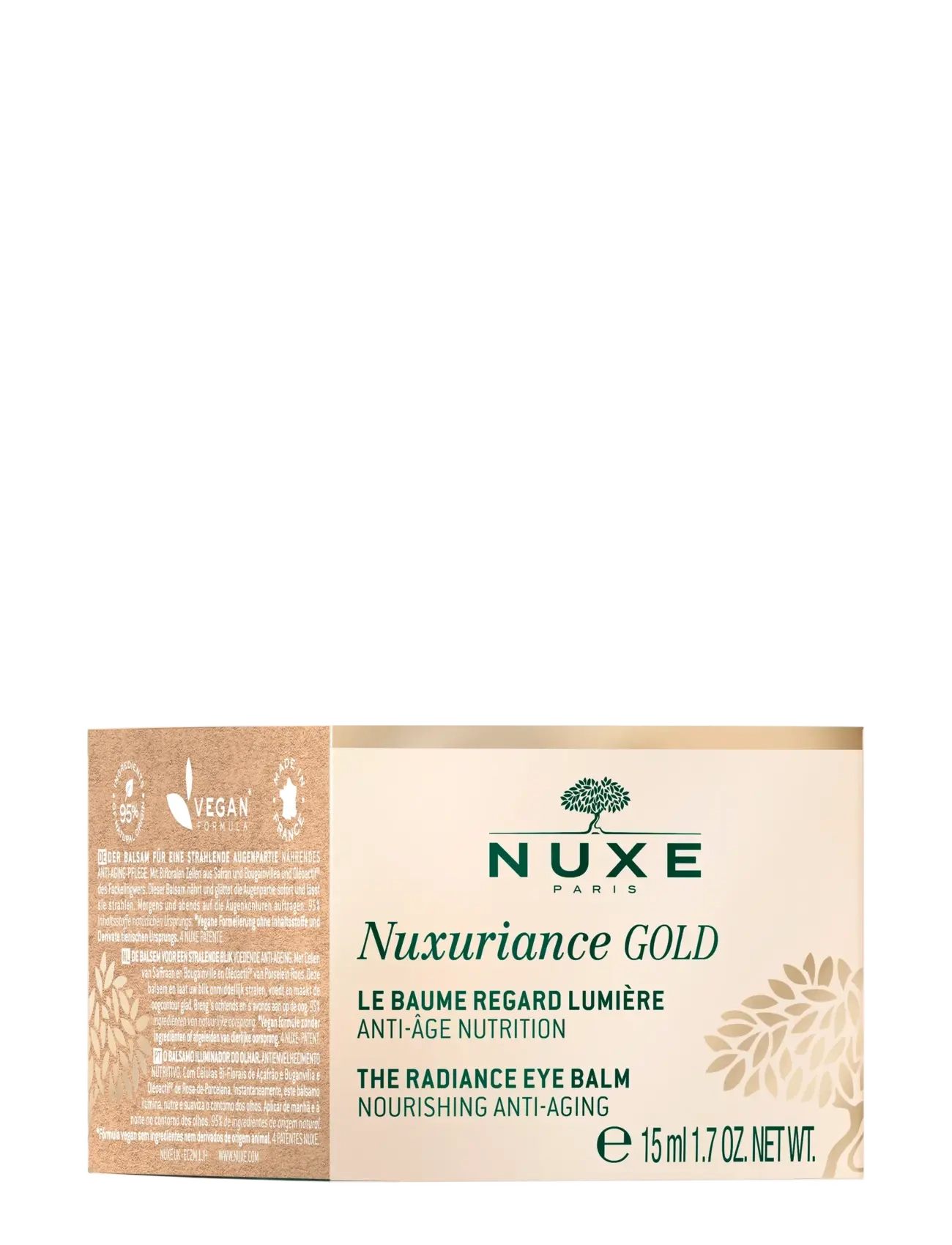 NUXE - NUXURIANCE GOLD - EYE BALM 15 ML - silmänympärysvoiteet - clear - 1