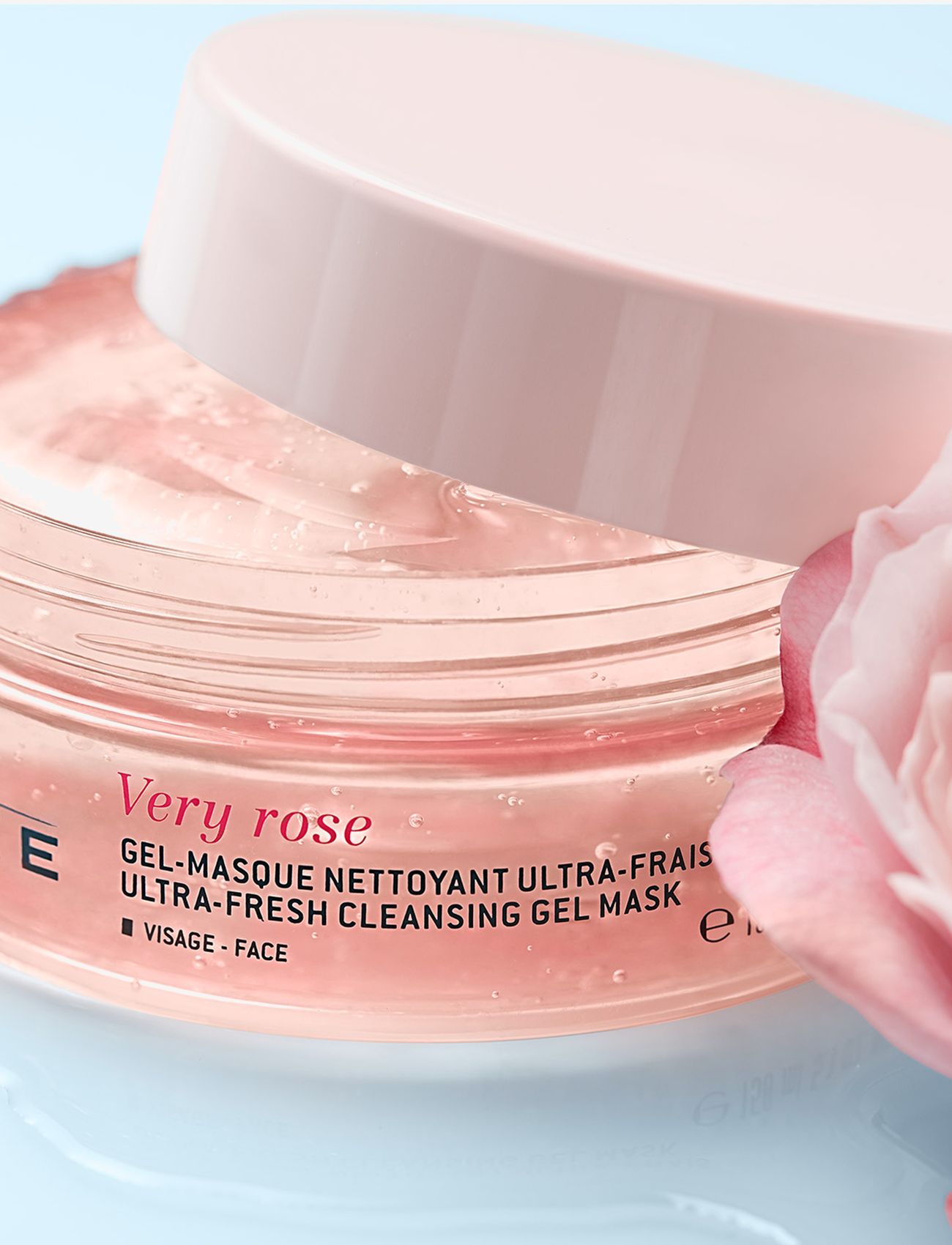 NUXE - VERY ROSE CLEANSING GEL MASK 150 ML - fugtgivende masker - clear - 3