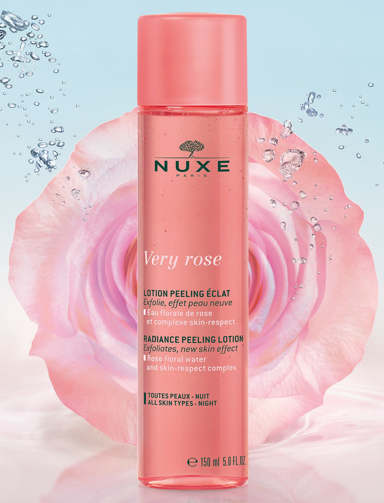 NUXE - VERY ROSE PEELING LOTION 150 ML - peeling - face - clear - 1