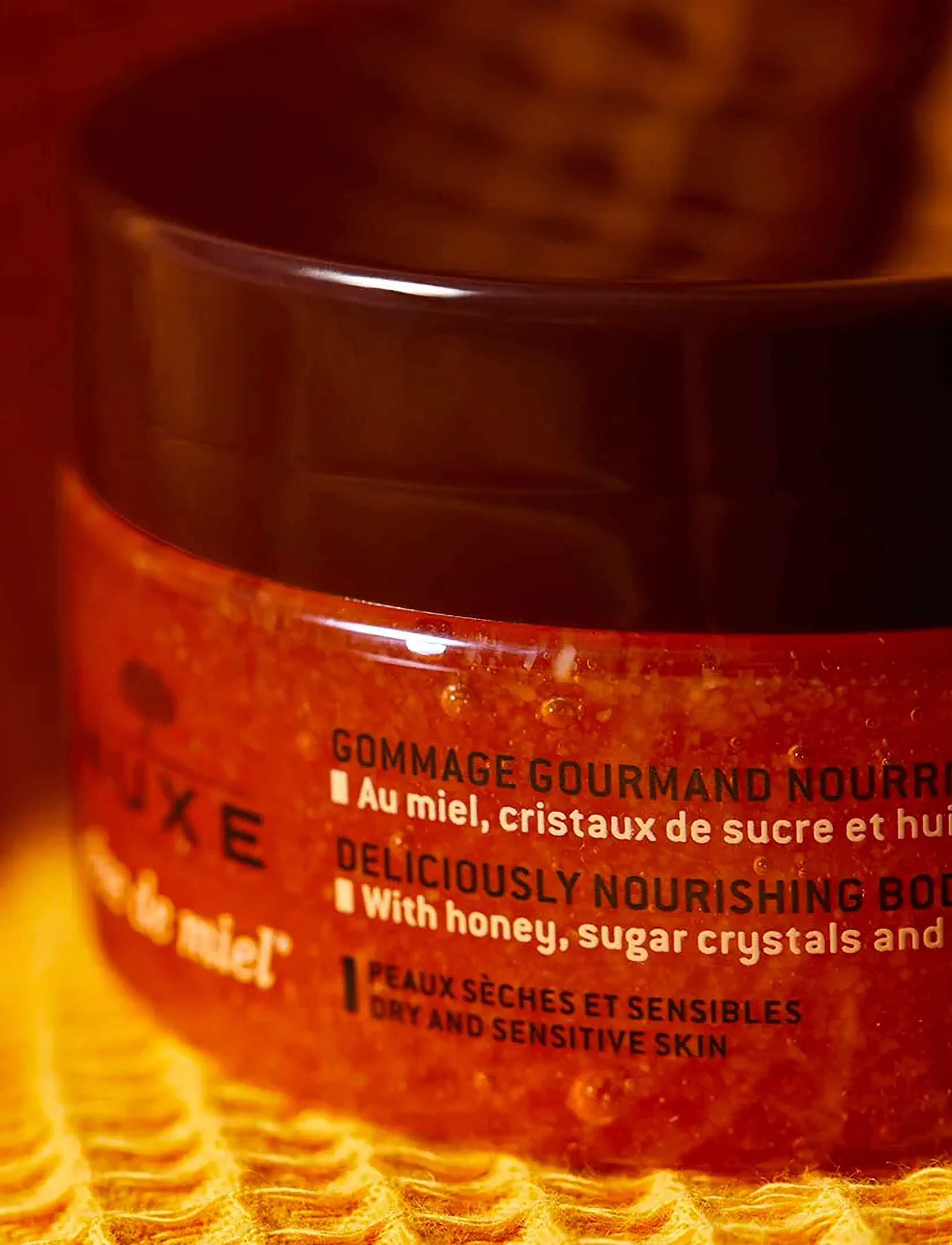 NUXE Delicously Noursihing Body Scrub, Rêve De Miel , 175ml, Nude, Krop > Scrub Og Eksfolierende Midler, Dame